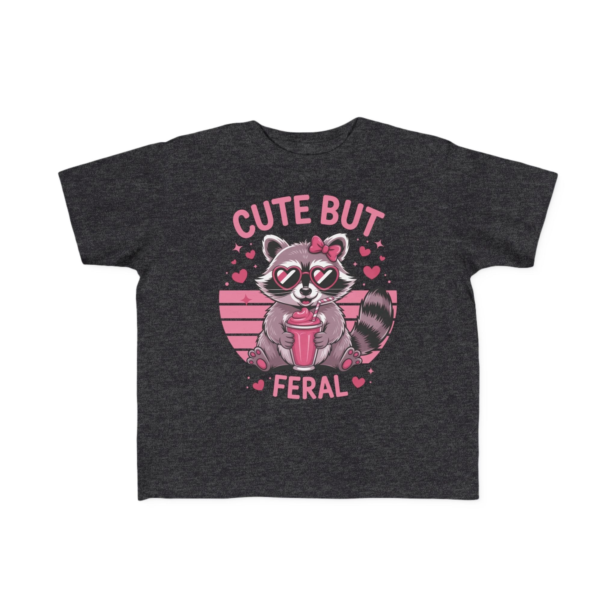 Graphics Toddler Girls T-Shirt - Cute But Feral | Kids clothes by atgodanddesigns