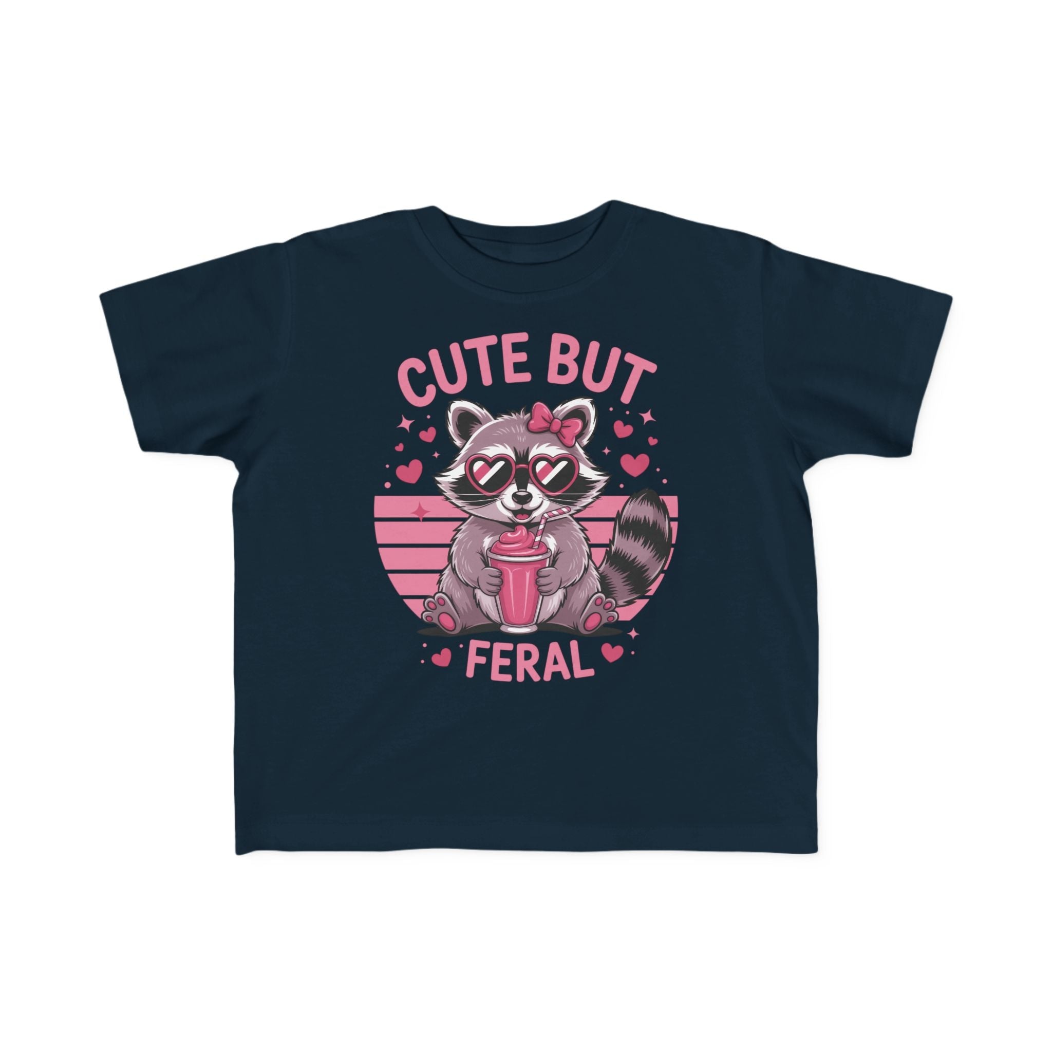 Graphics Toddler Girls T-Shirt - Cute But Feral | Kids clothes by atgodanddesigns