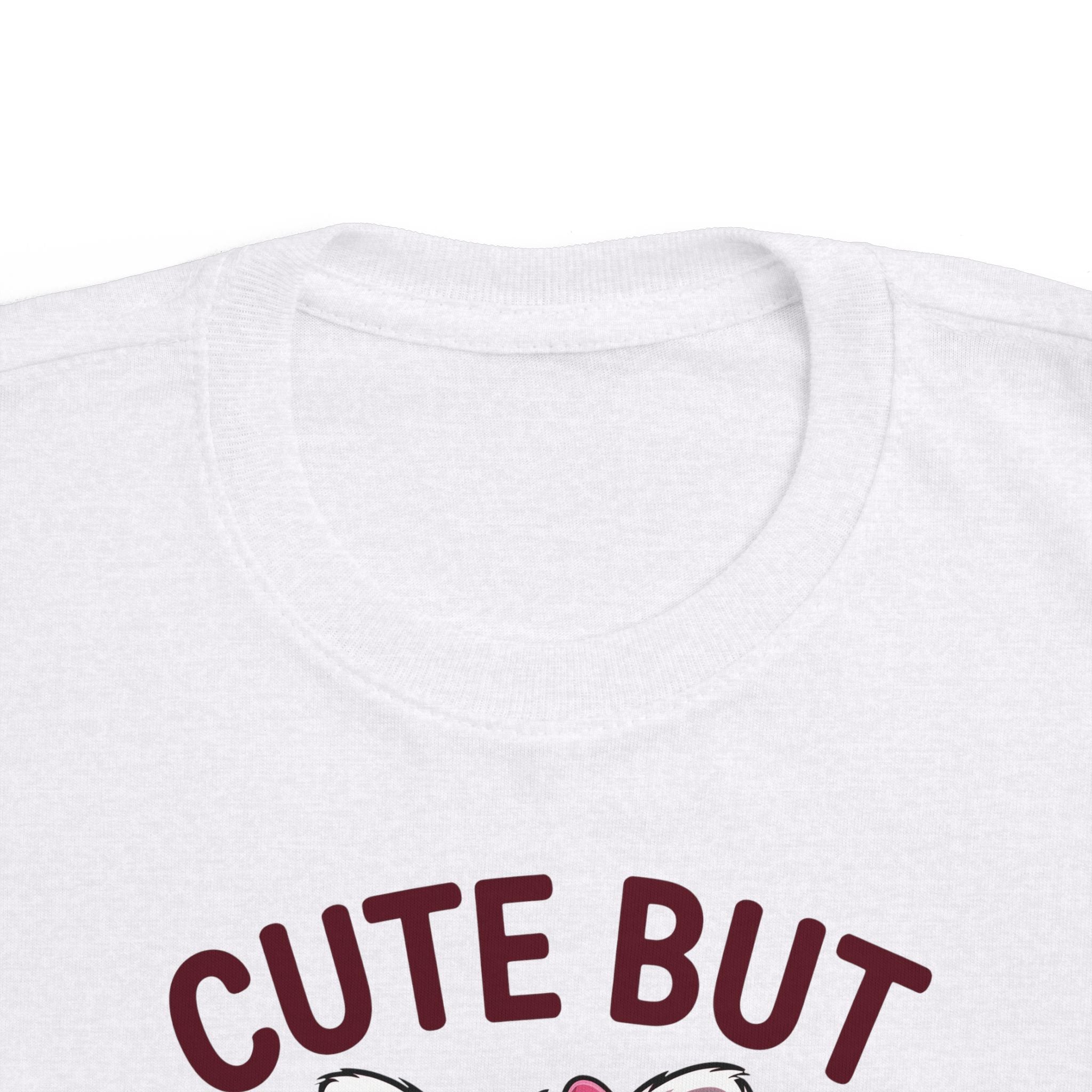 Graphics Toddler Girls T-Shirt - Cute But Feral | Kids clothes by atgodanddesigns