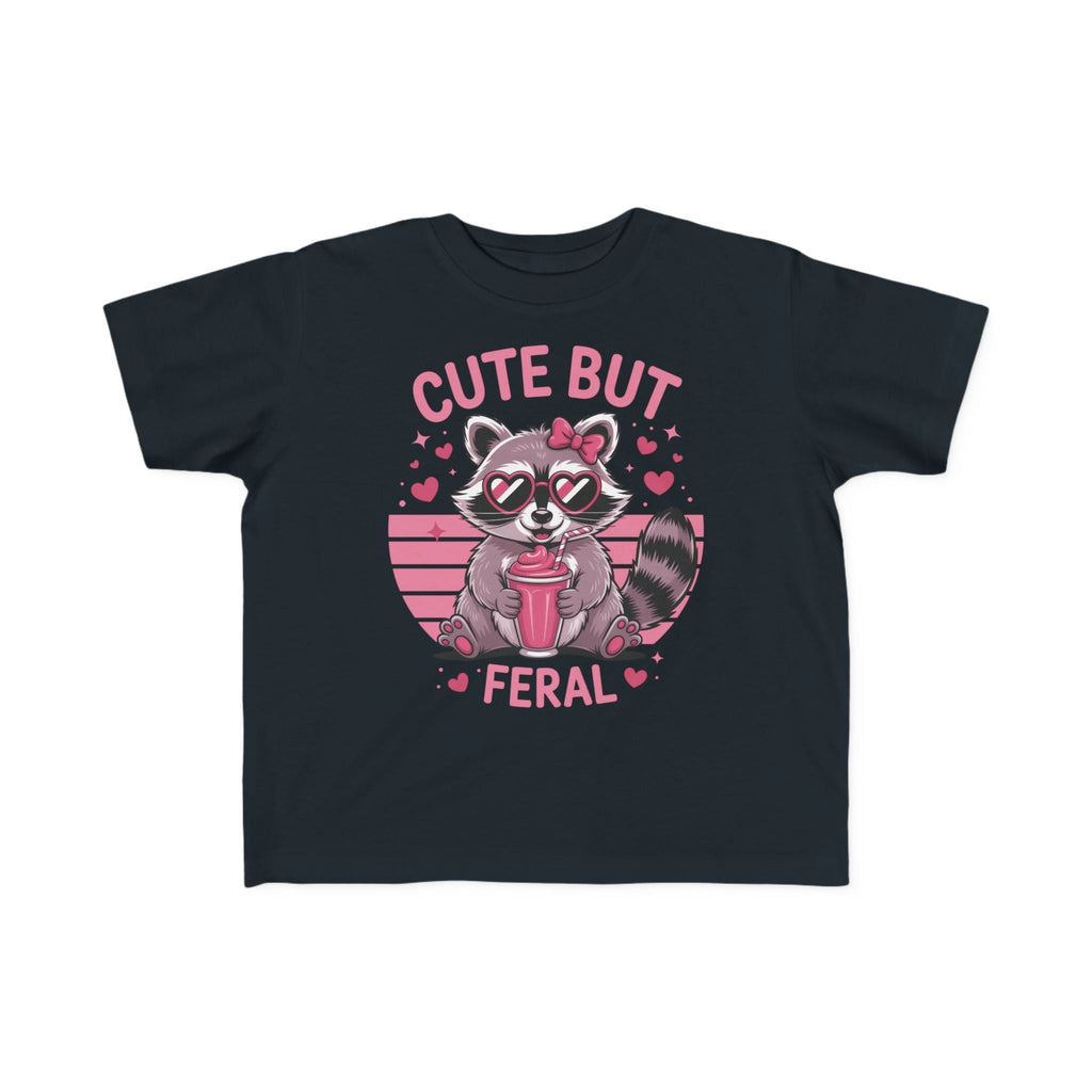Graphics Toddler Girls T-Shirt - Cute But Feral | Kids clothes by atgodanddesigns