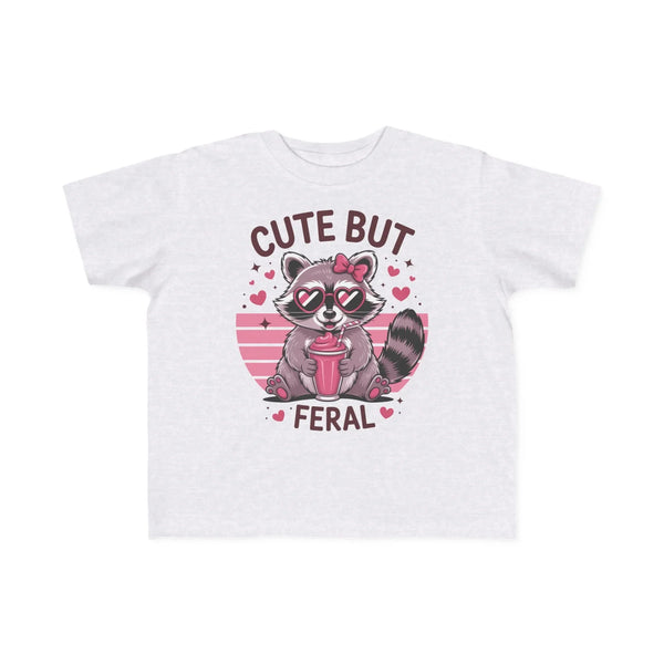 Graphics Toddler Girls T-Shirt - Cute But Feral | Kids clothes by atgodanddesigns