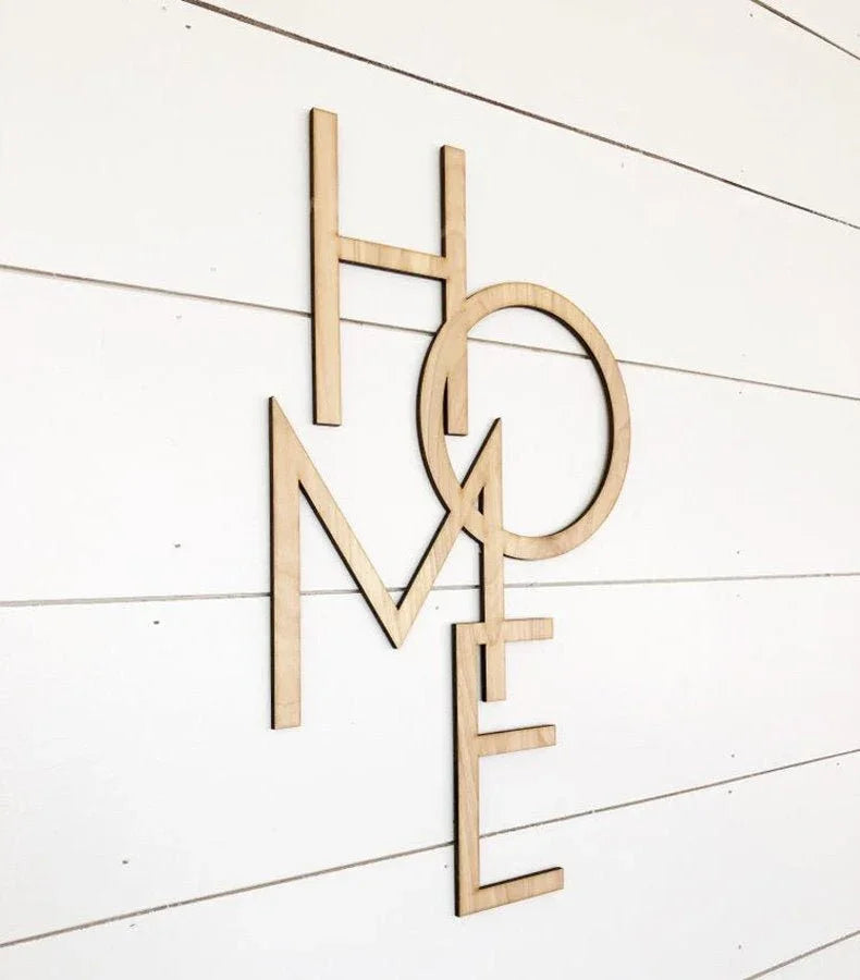 Home Wooden Wall Sign | by atgodanddesigns