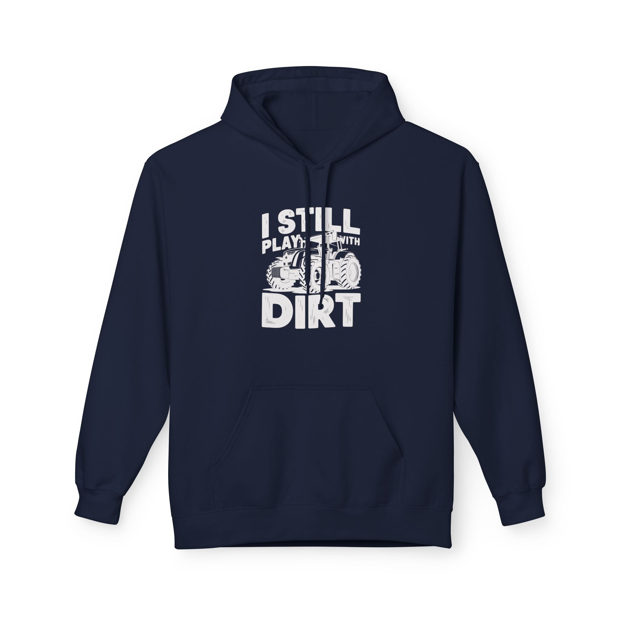 Homestead Men's Fleece Hoodie - I Still Pay With Dirt | Hoodie by atgodanddesigns