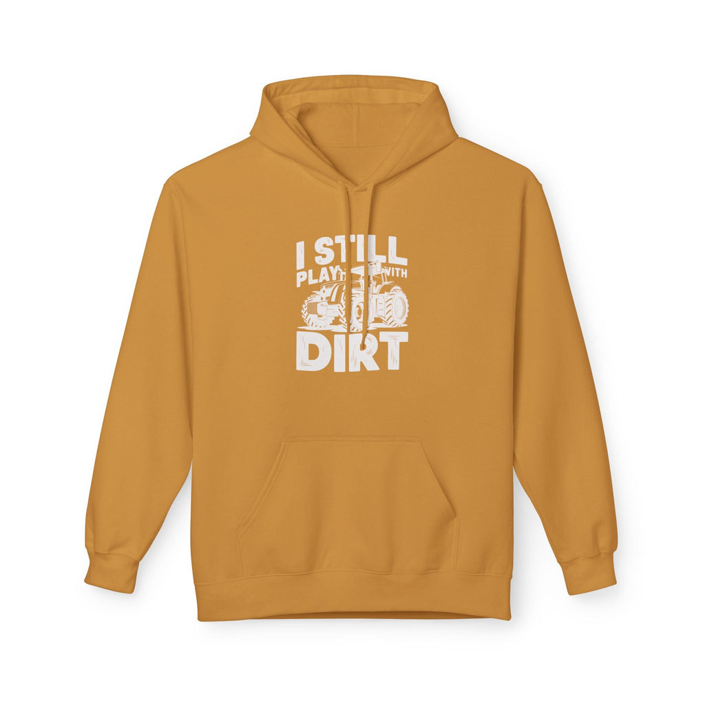 Homestead Men's Fleece Hoodie - I Still Pay With Dirt | Hoodie by atgodanddesigns