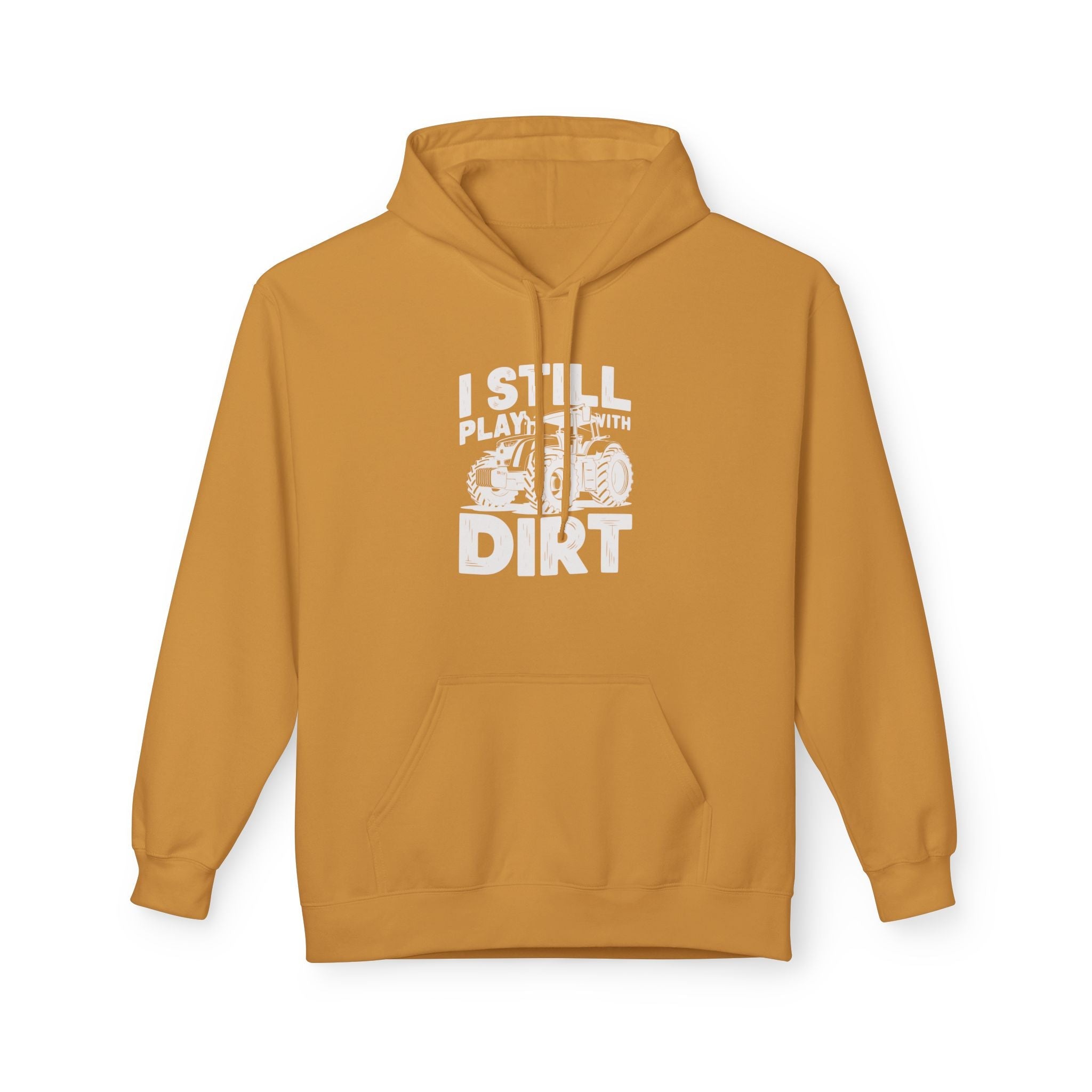 Homestead Men's Fleece Hoodie - I Still Pay With Dirt | Hoodie by atgodanddesigns