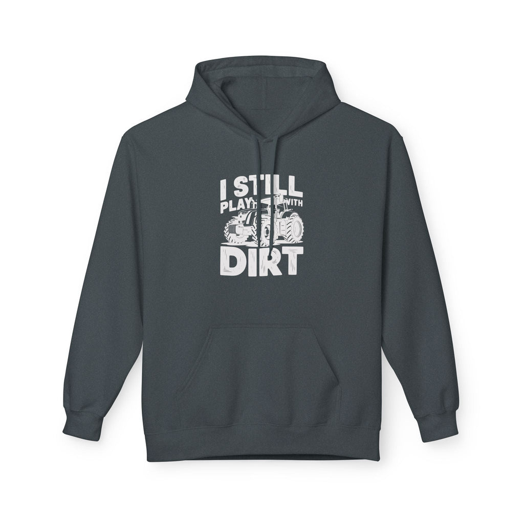 Homestead Men's Fleece Hoodie - I Still Pay With Dirt | Hoodie by atgodanddesigns