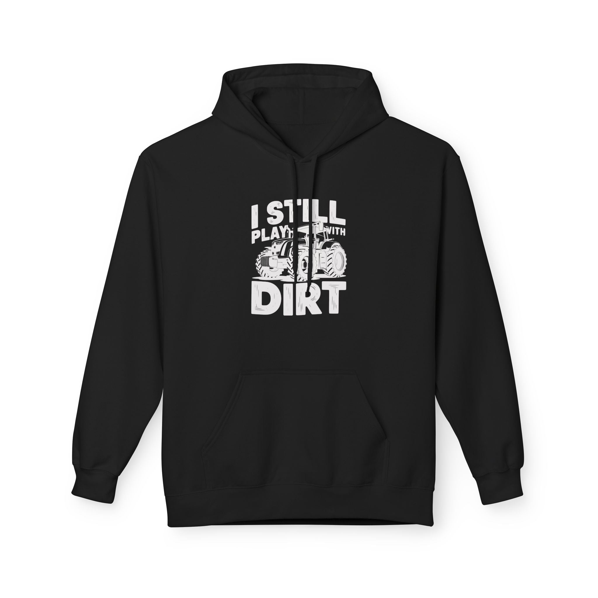 Homestead Men's Fleece Hoodie - I Still Pay With Dirt | Hoodie by atgodanddesigns