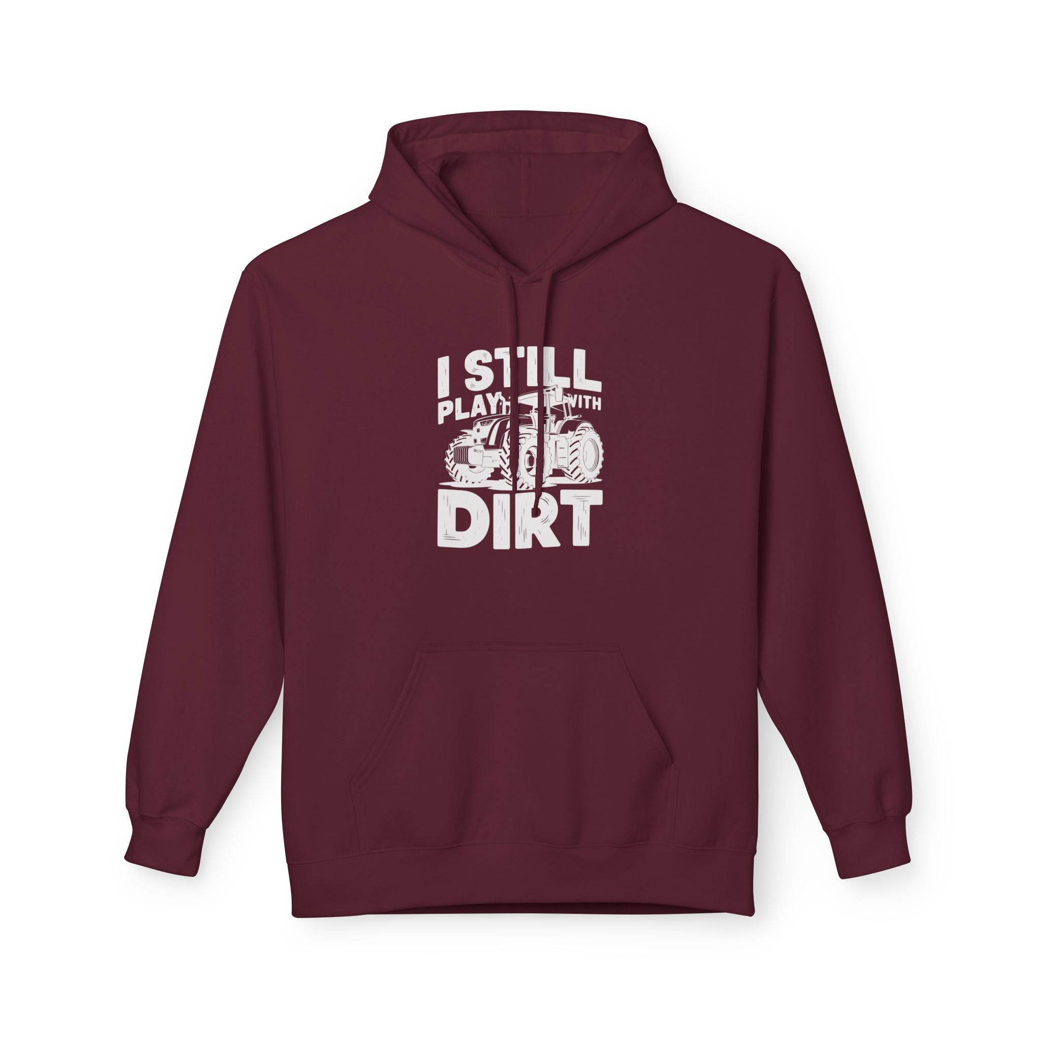 Homestead Men's Fleece Hoodie - I Still Pay With Dirt | Hoodie by atgodanddesigns