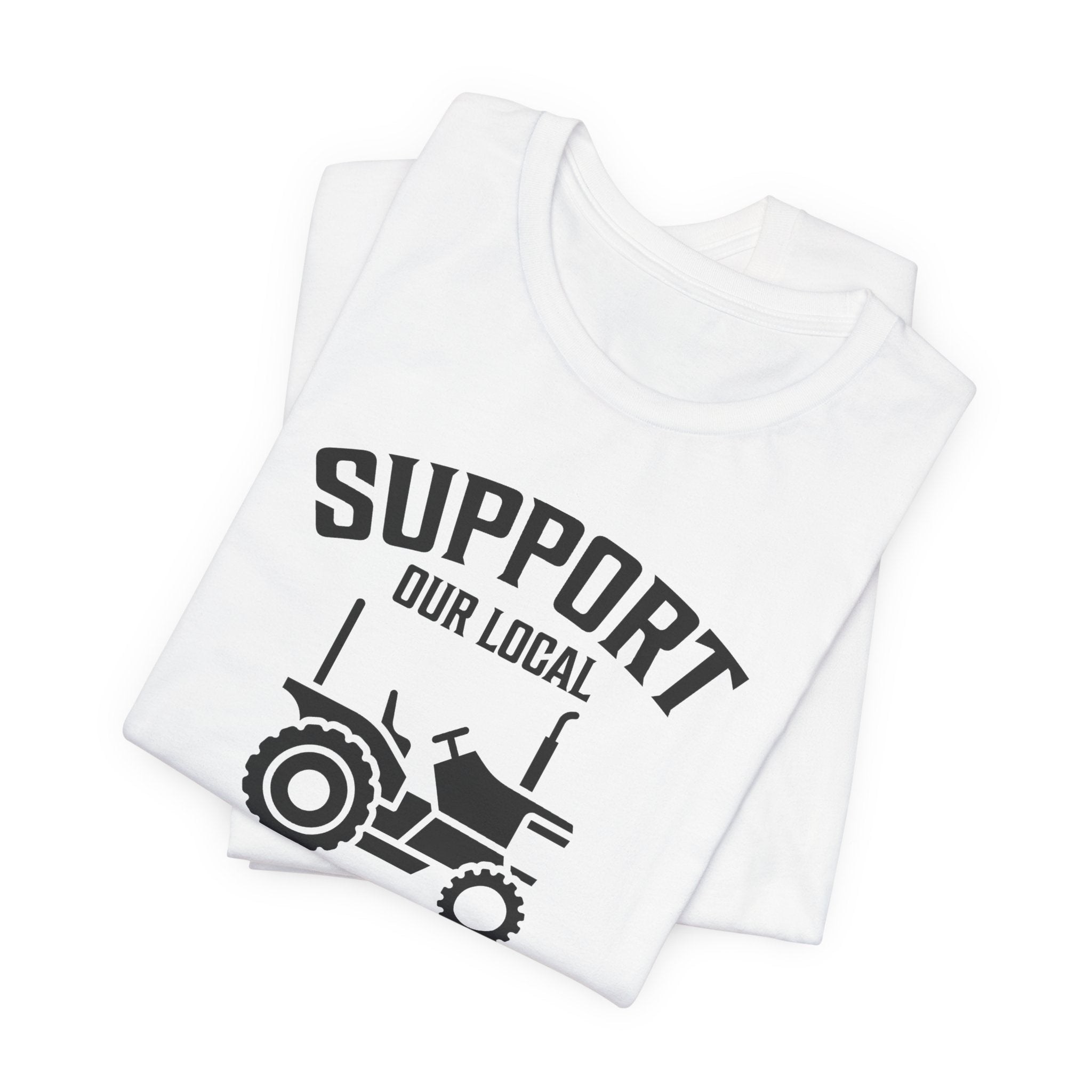Homestead Men's Graphic T-shirt - Support Our Local Farmers | T-Shirt by atgodanddesigns