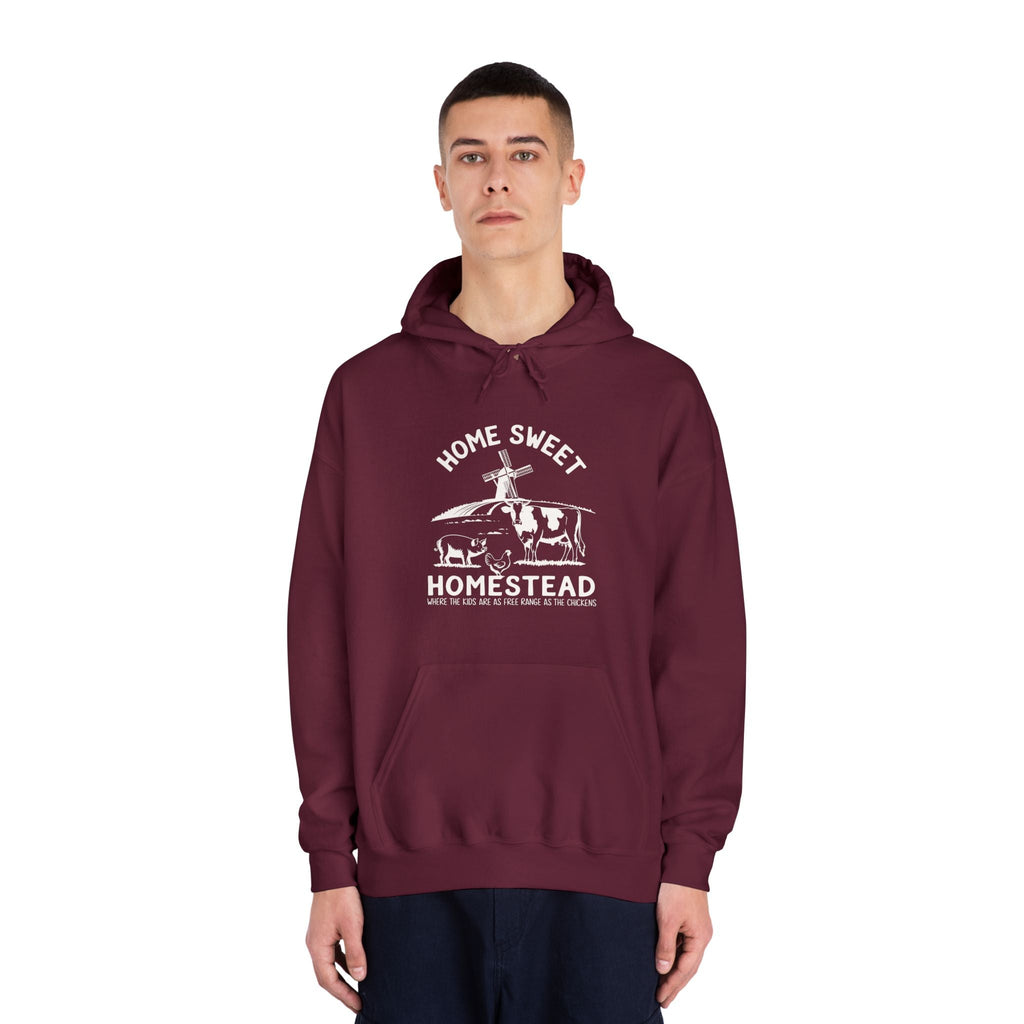 Homestead Men's Hooded Sweatshirt - Home Sweat Homestead | Hoodie by atgodanddesigns