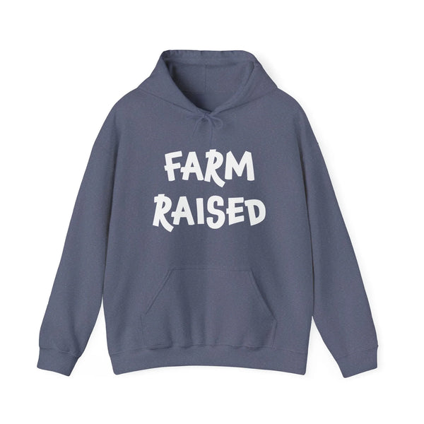Homestead Men's Hoodie - Farm Raised | Hoodie by atgodanddesigns