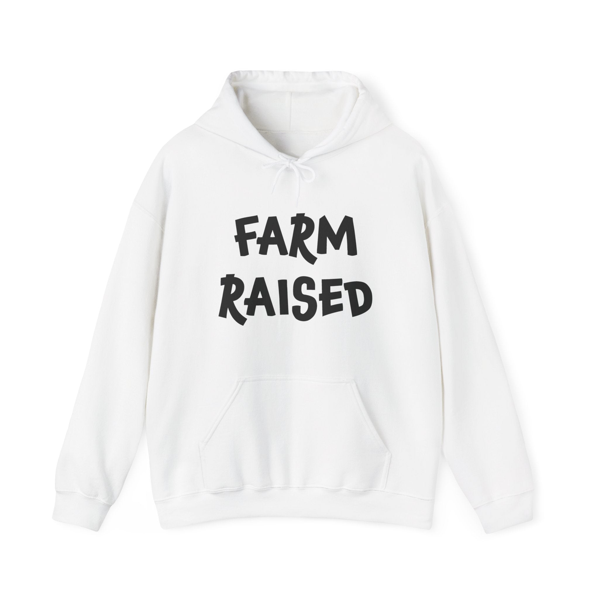 Homestead Men's Hoodie - Farm Raised | Hoodie by atgodanddesigns
