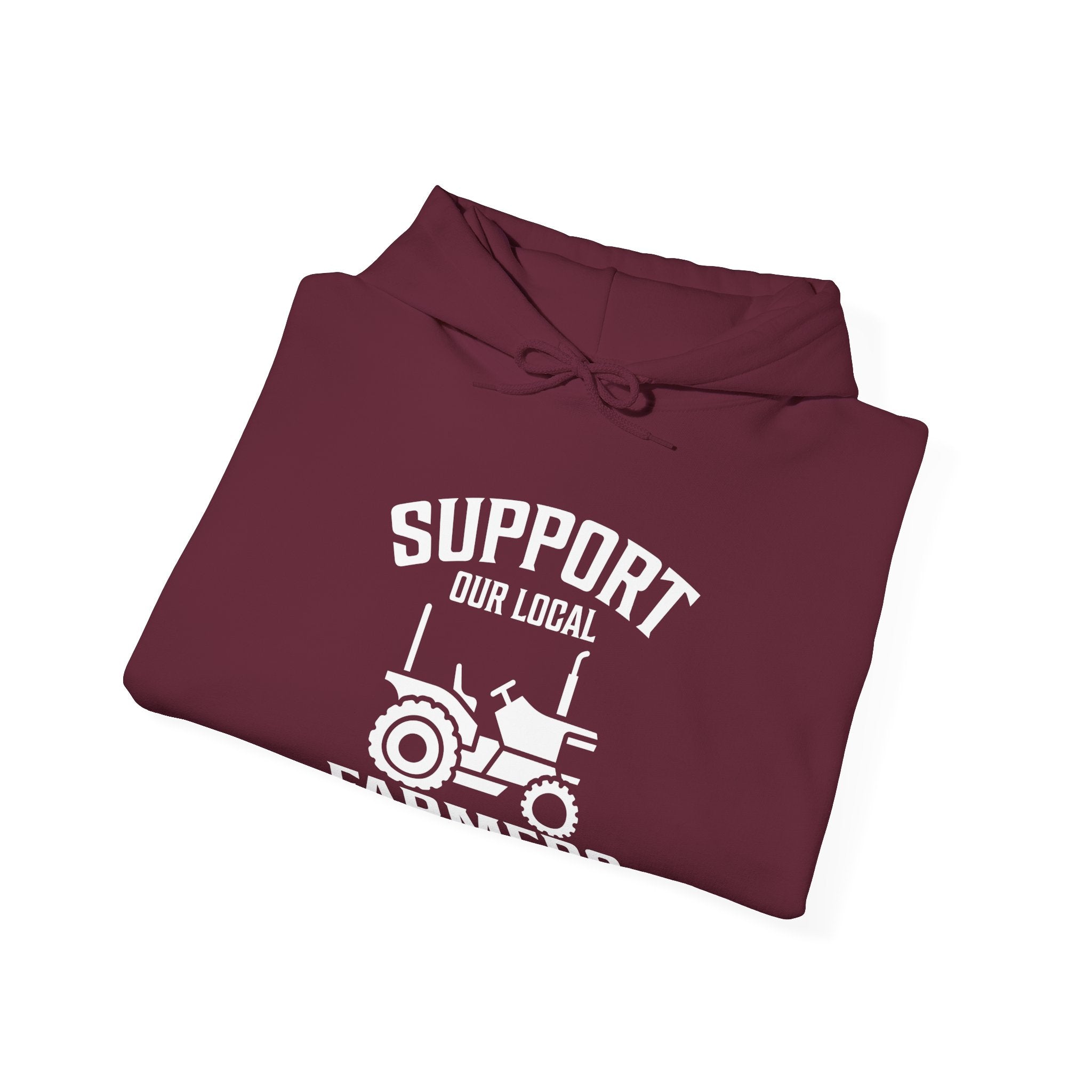 Homestead Men's Hoodie - Support Our Local Farmers | Hoodie by atgodanddesigns