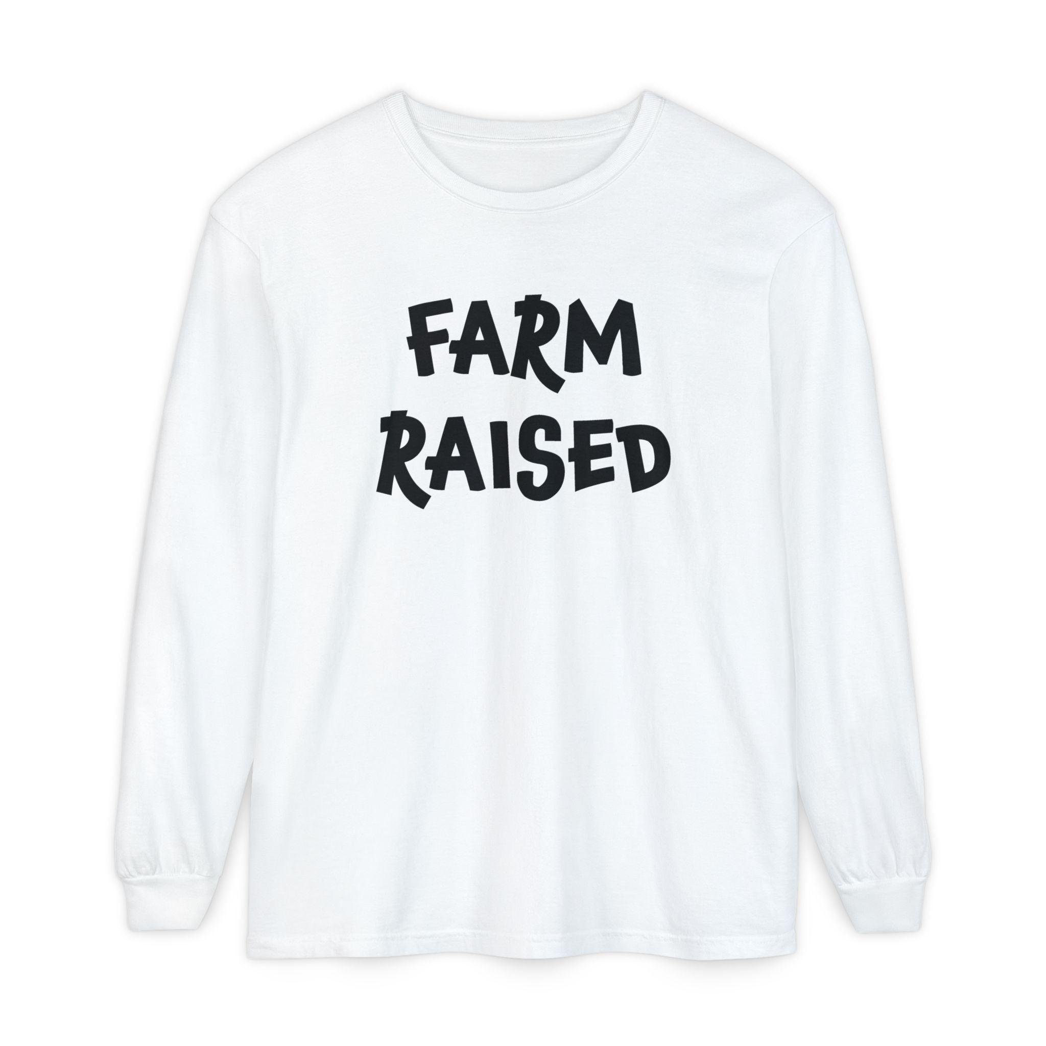 Homestead Men's Long Sleeve - Farm Raised | Long - sleeve by atgodanddesigns