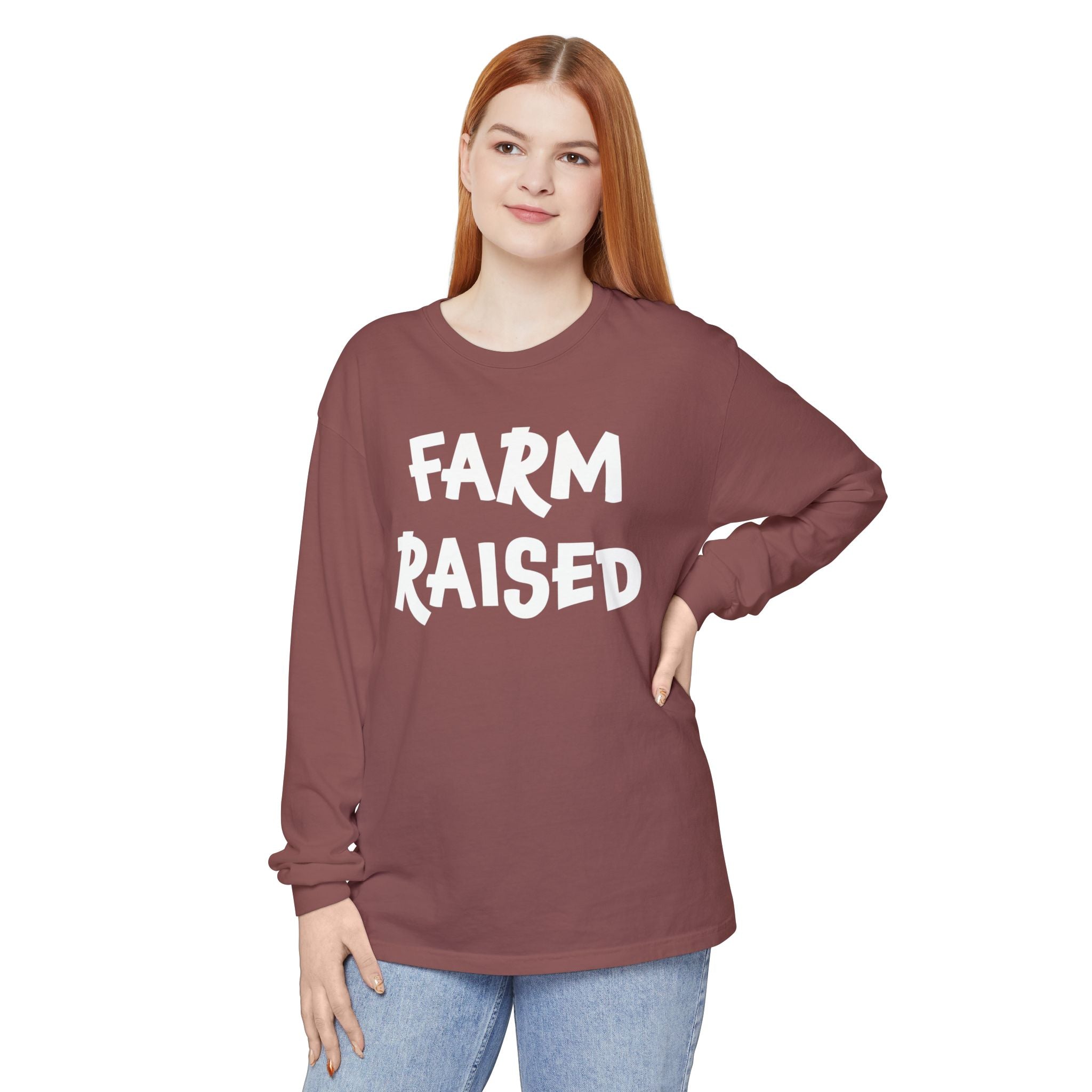 Homestead Men's Long Sleeve - Farm Raised | Long - sleeve by atgodanddesigns
