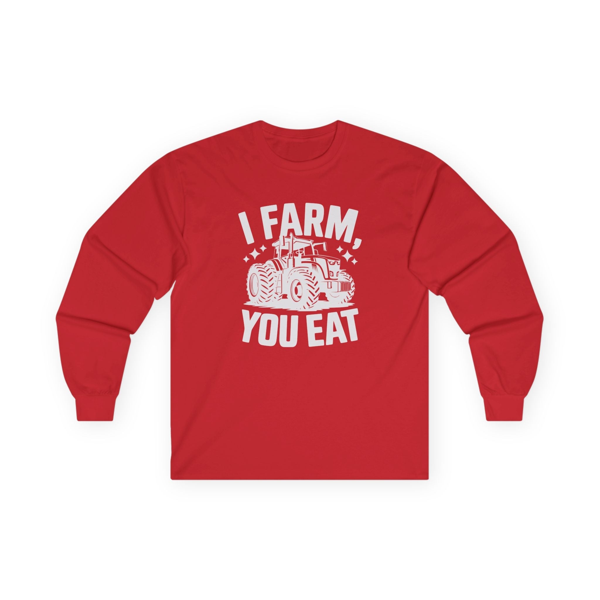 Homestead Men's Long Sleeve - I Farm, You Eat | Long - sleeve by atgodanddesigns