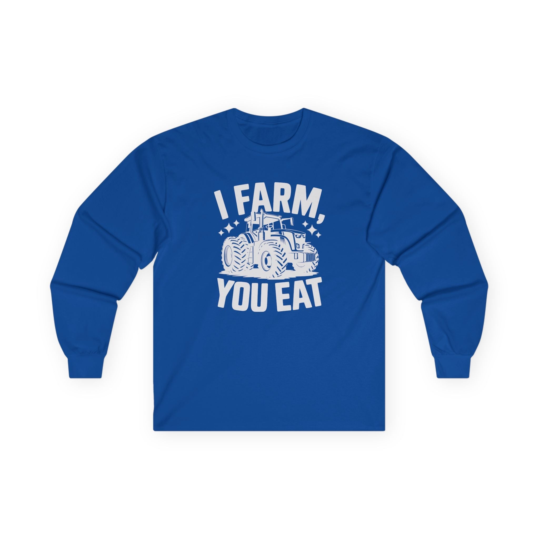 Homestead Men's Long Sleeve - I Farm, You Eat | Long - sleeve by atgodanddesigns