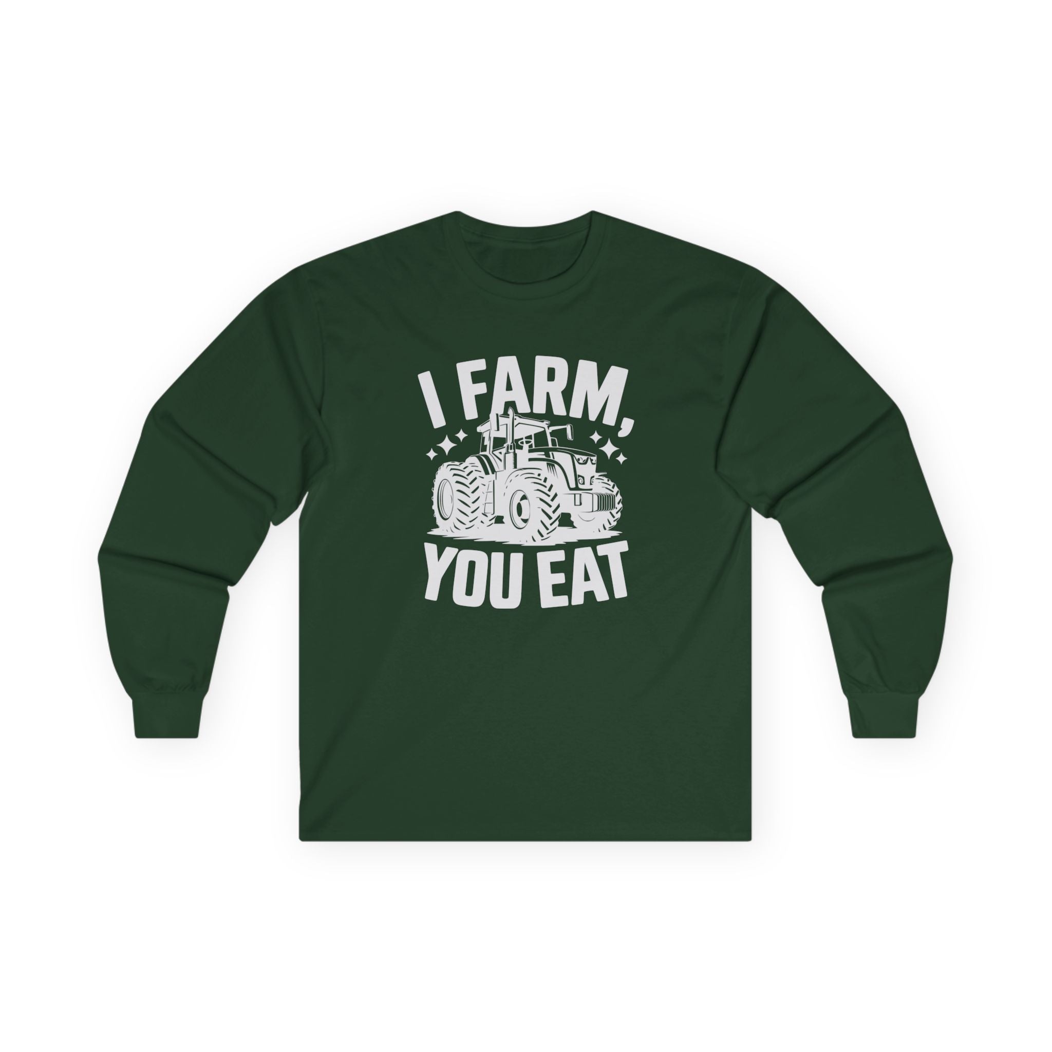 Homestead Men's Long Sleeve - I Farm, You Eat | Long - sleeve by atgodanddesigns