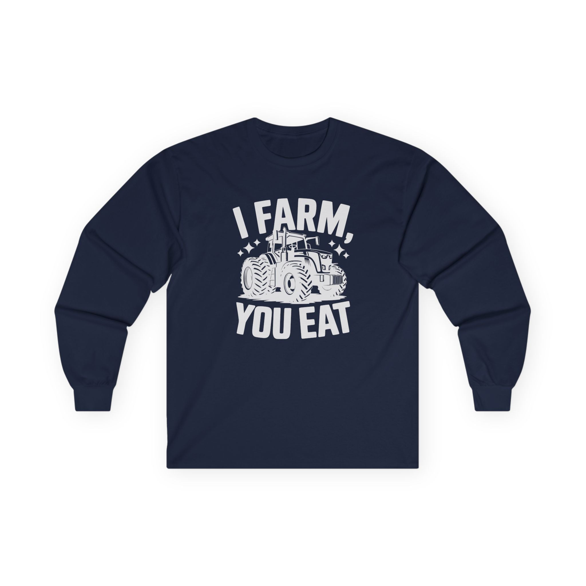 Homestead Men's Long Sleeve - I Farm, You Eat | Long - sleeve by atgodanddesigns