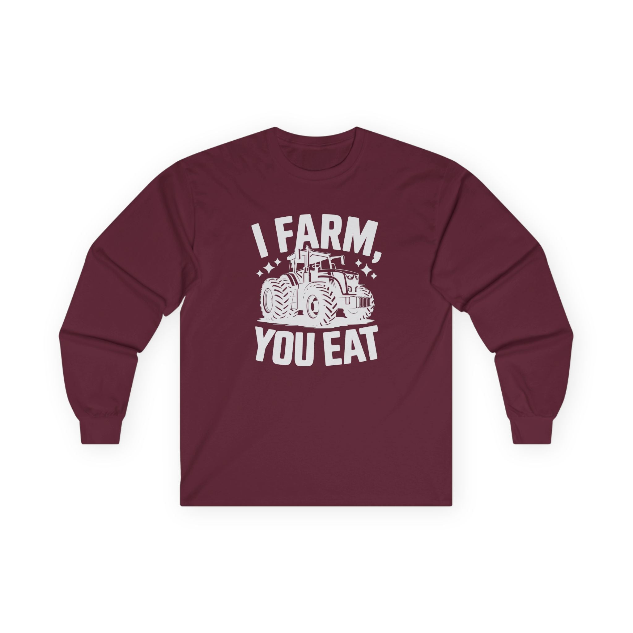 Homestead Men's Long Sleeve - I Farm, You Eat | Long - sleeve by atgodanddesigns