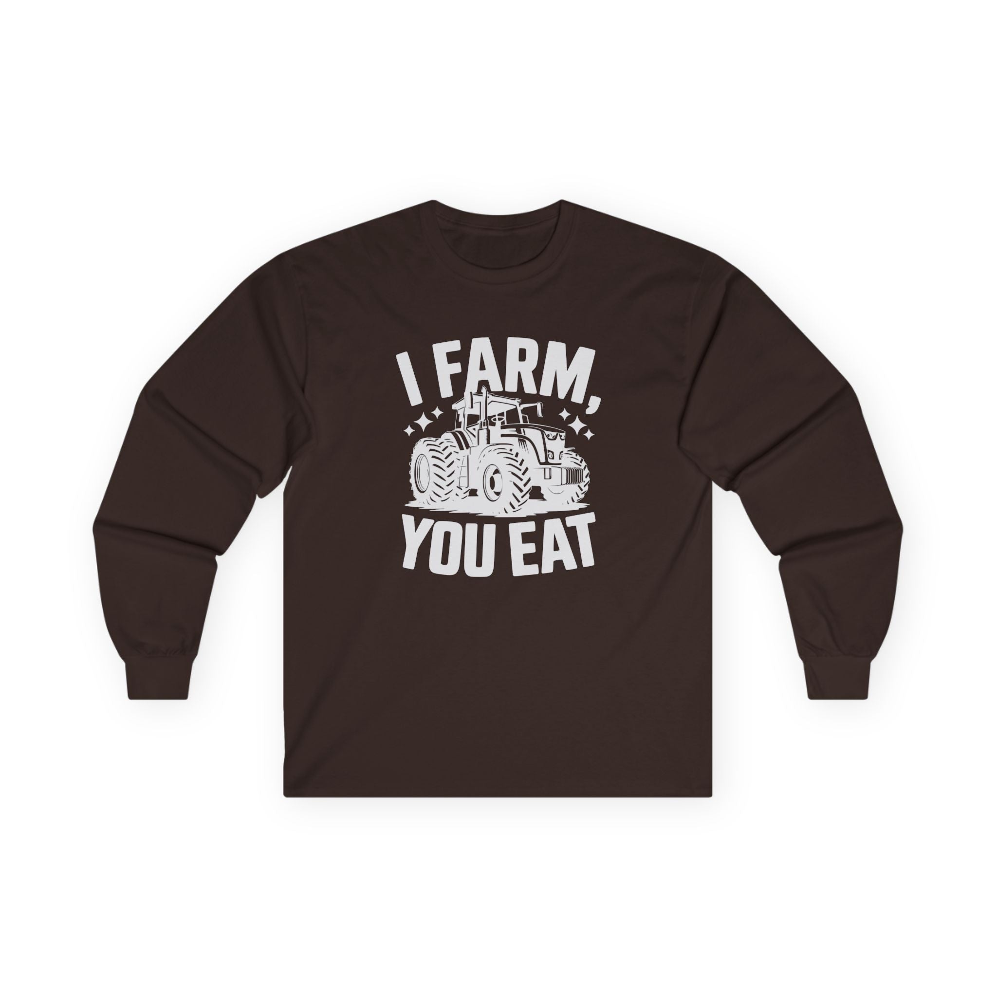 Homestead Men's Long Sleeve - I Farm, You Eat | Long - sleeve by atgodanddesigns