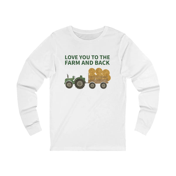 Homestead Men's Long Sleeve - Love You To The farm And Back | Long - sleeve by atgodanddesigns