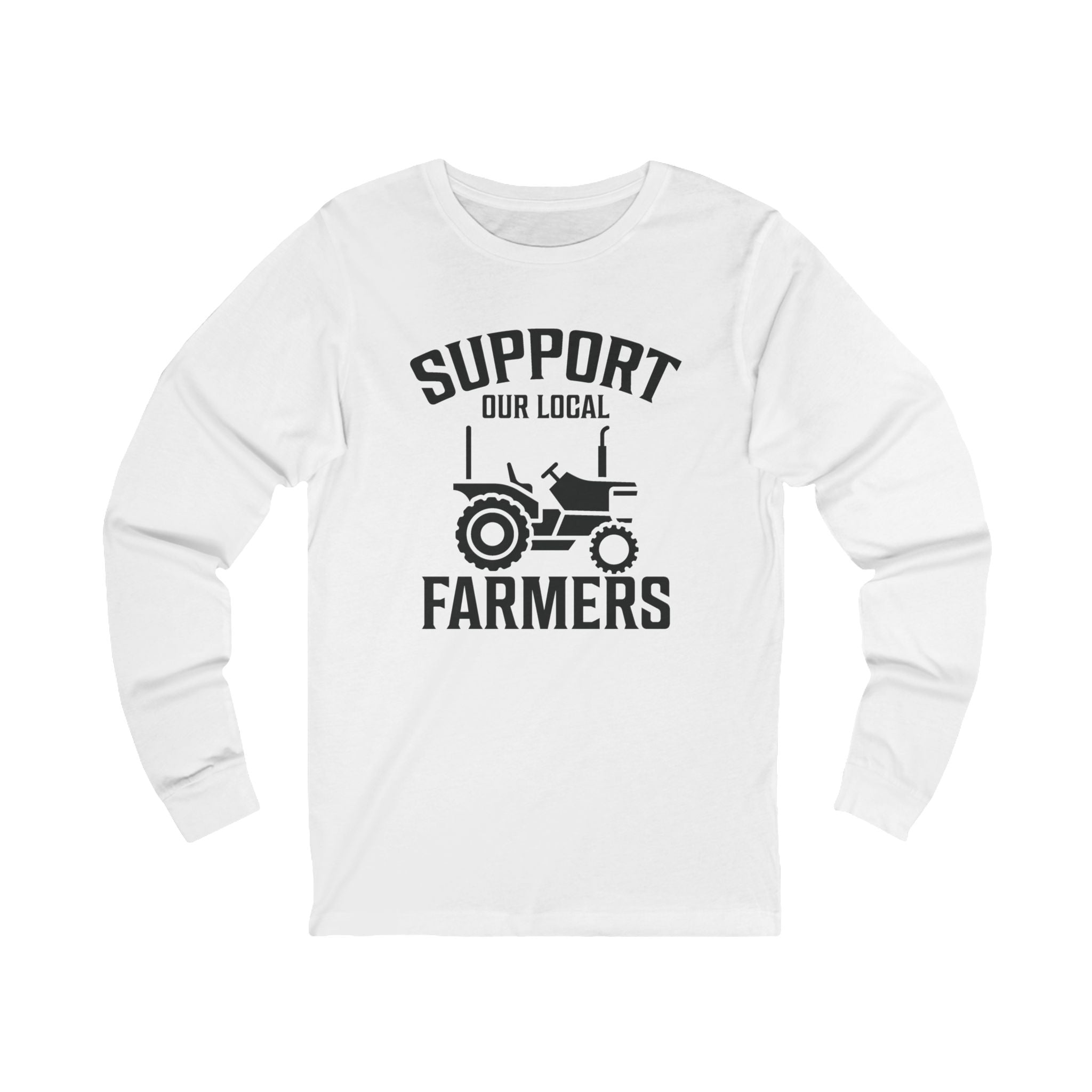 Homestead Men's Long Sleeve T-Shirt - Support Our Local Farmers | Long - sleeve by atgodanddesigns
