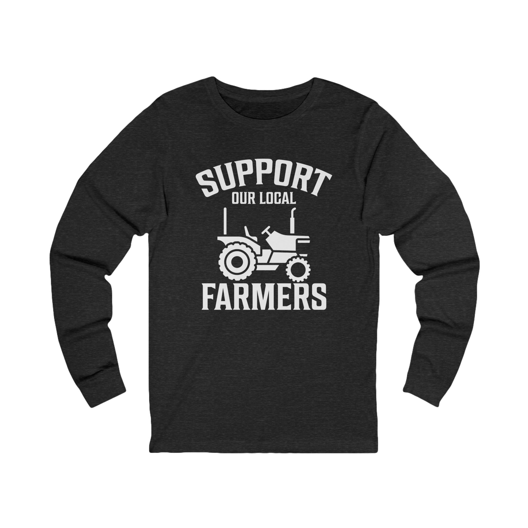 Homestead Men's Long Sleeve T-Shirt - Support Our Local Farmers | Long - sleeve by atgodanddesigns