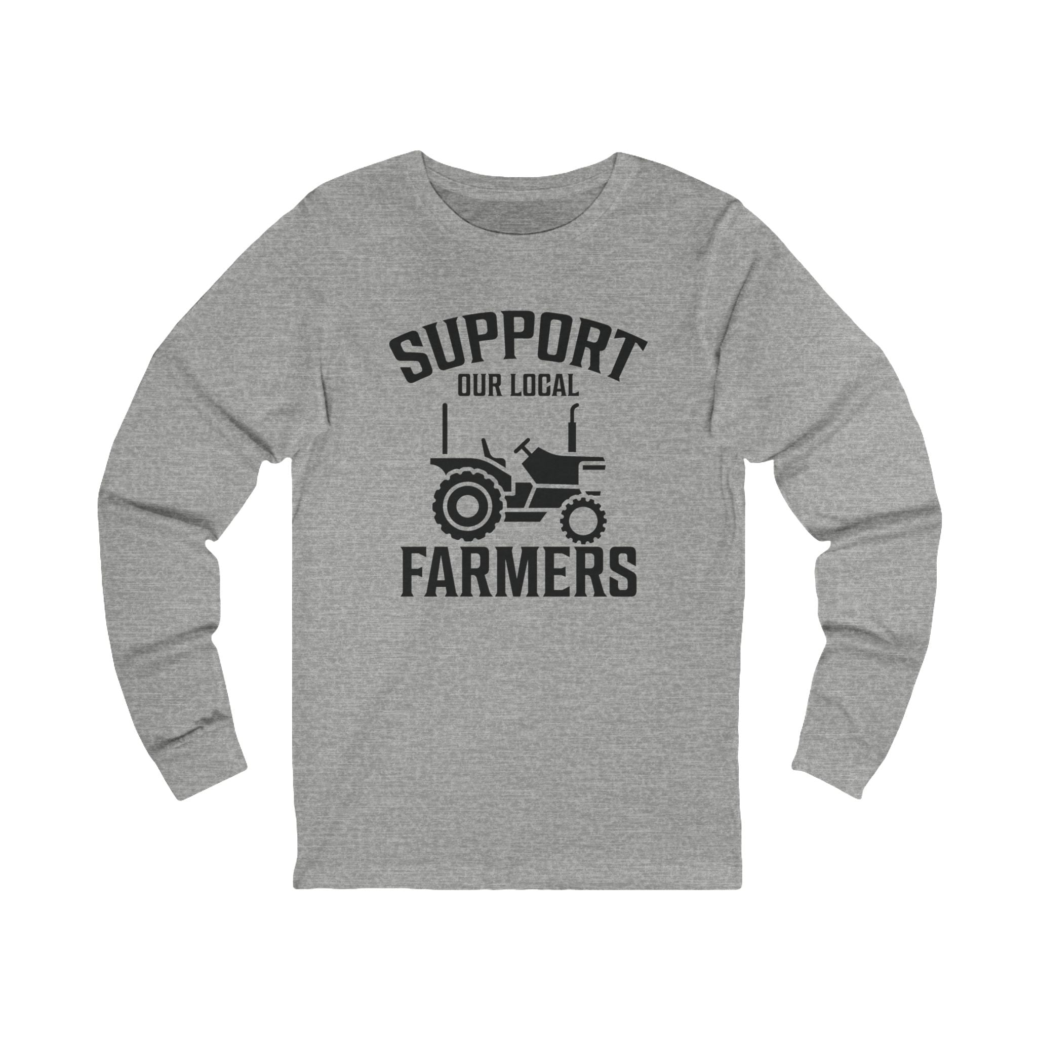 Homestead Men's Long Sleeve T-Shirt - Support Our Local Farmers | Long - sleeve by atgodanddesigns