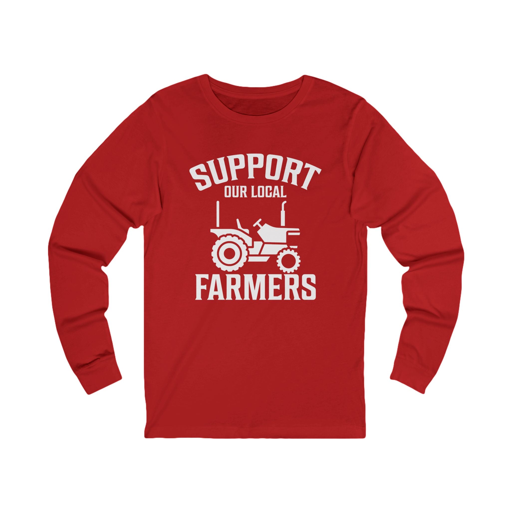 Homestead Men's Long Sleeve T-Shirt - Support Our Local Farmers | Long - sleeve by atgodanddesigns
