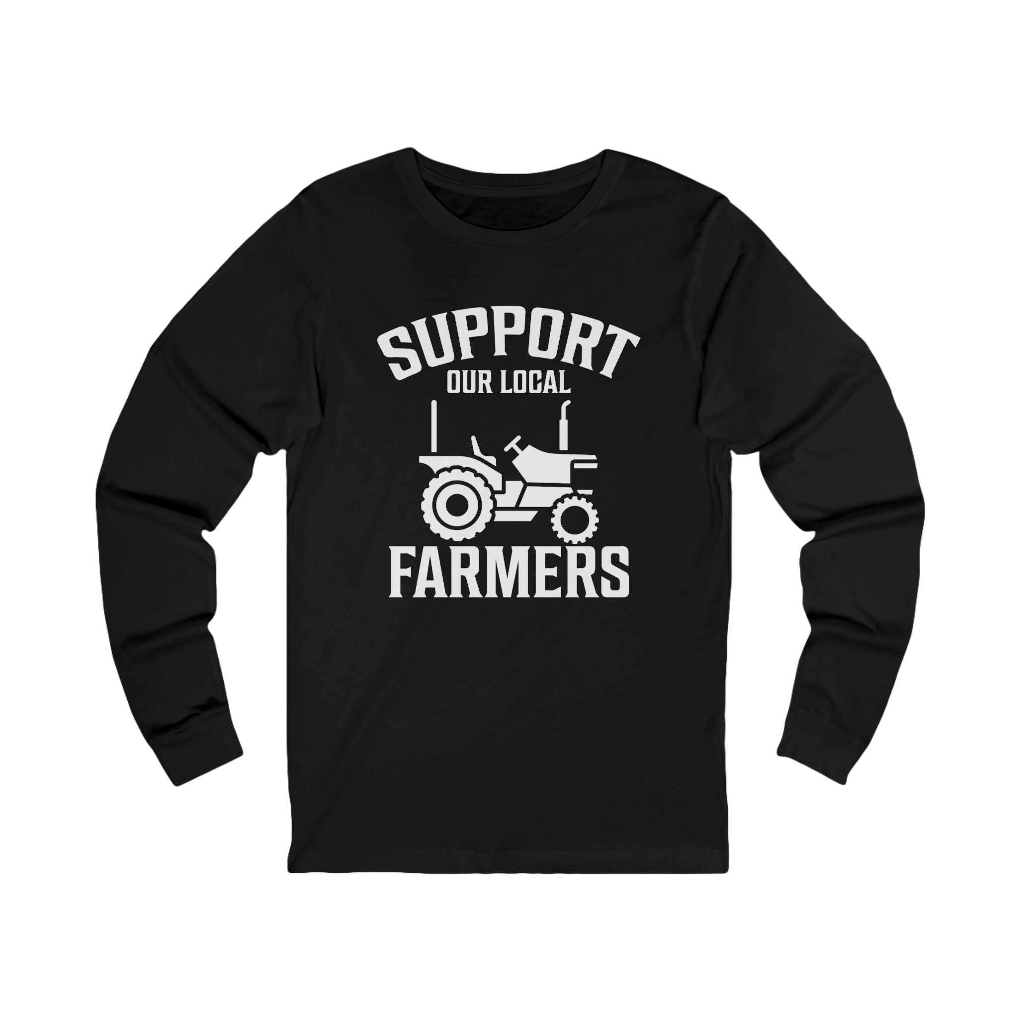 Homestead Men's Long Sleeve T-Shirt - Support Our Local Farmers | Long - sleeve by atgodanddesigns