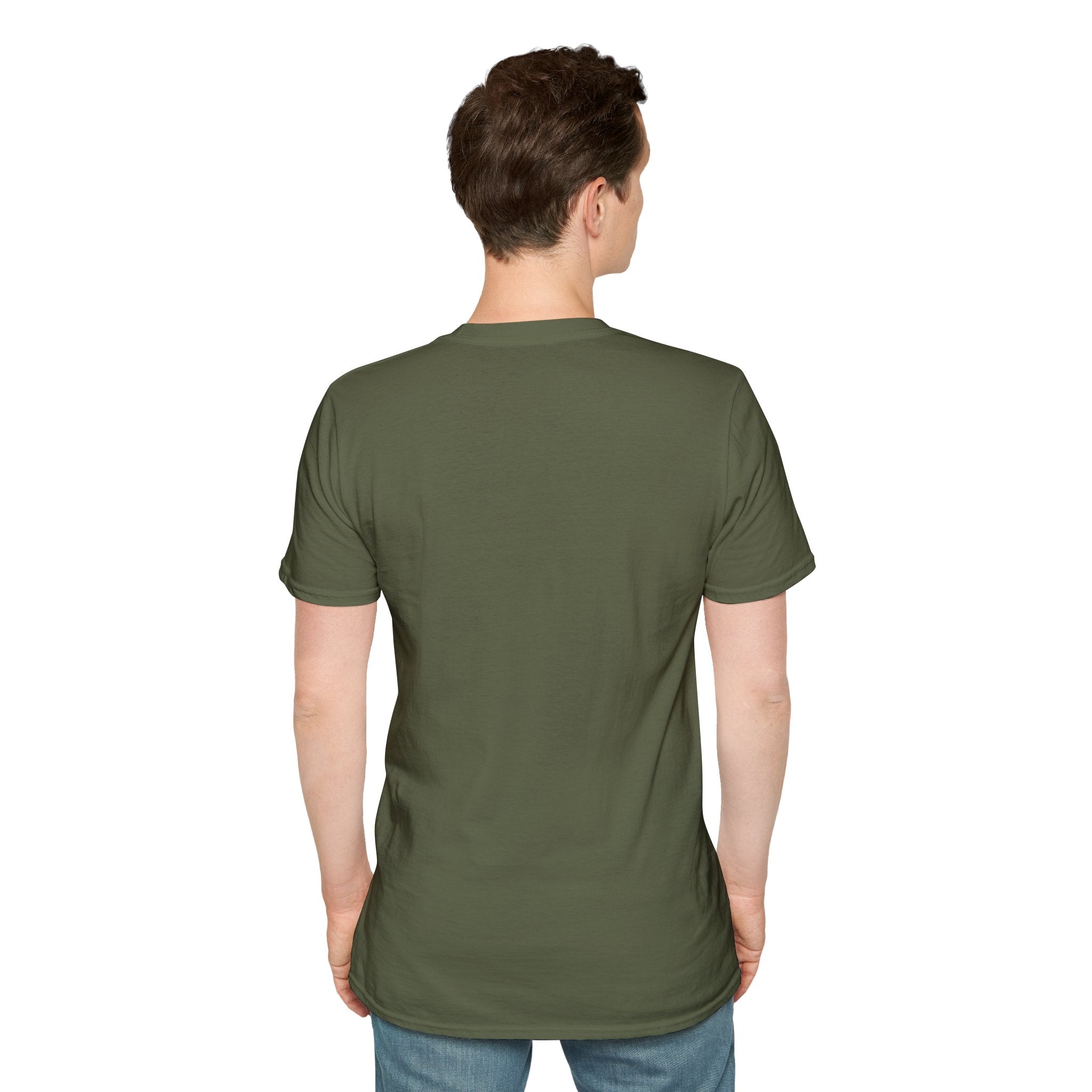 Homestead Men's T-Shirt - Tractor & The American Flag | T-Shirt by atgodanddesigns