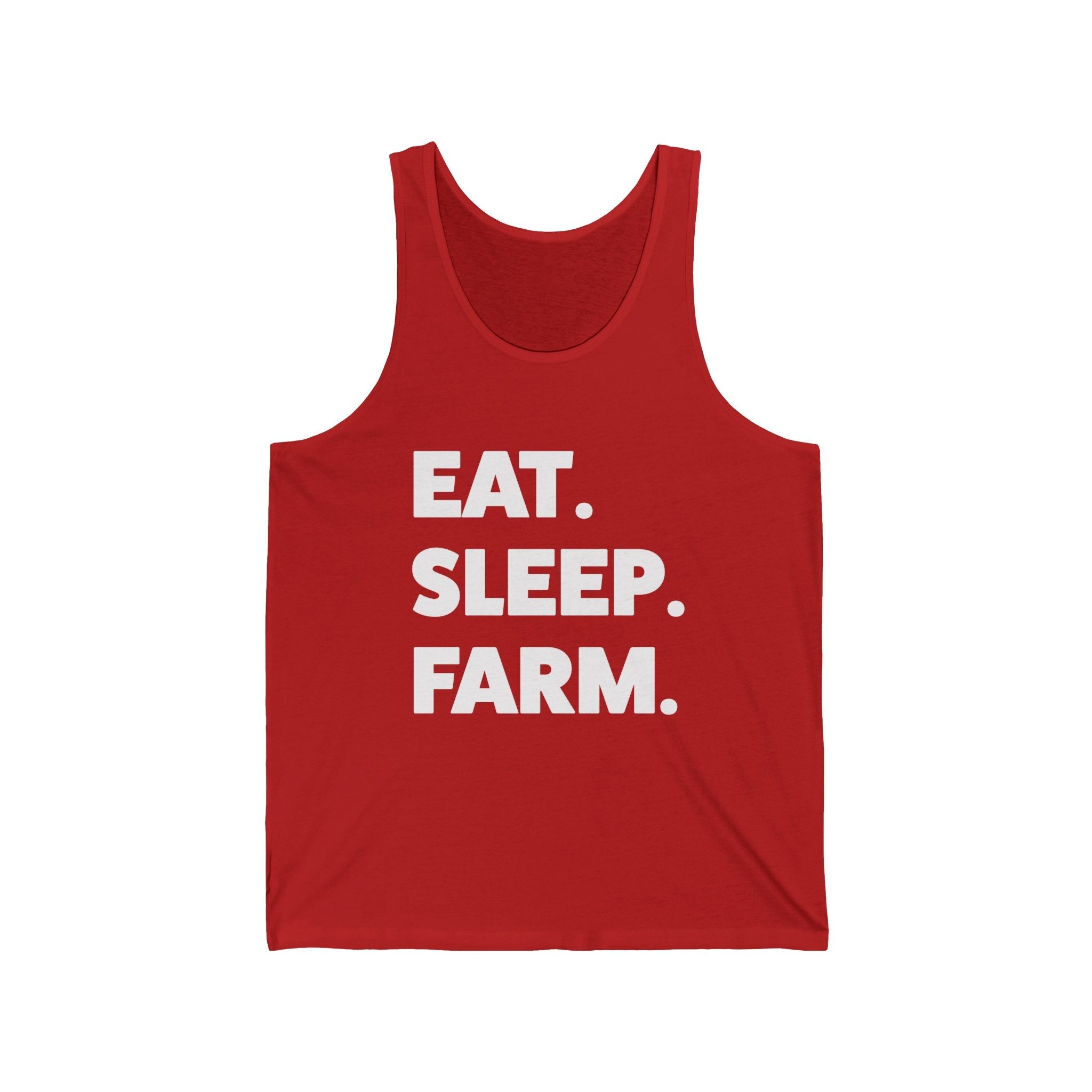 Homestead Men's Tank - EAT. SLEEP. FARM | Tank Top by atgodanddesigns