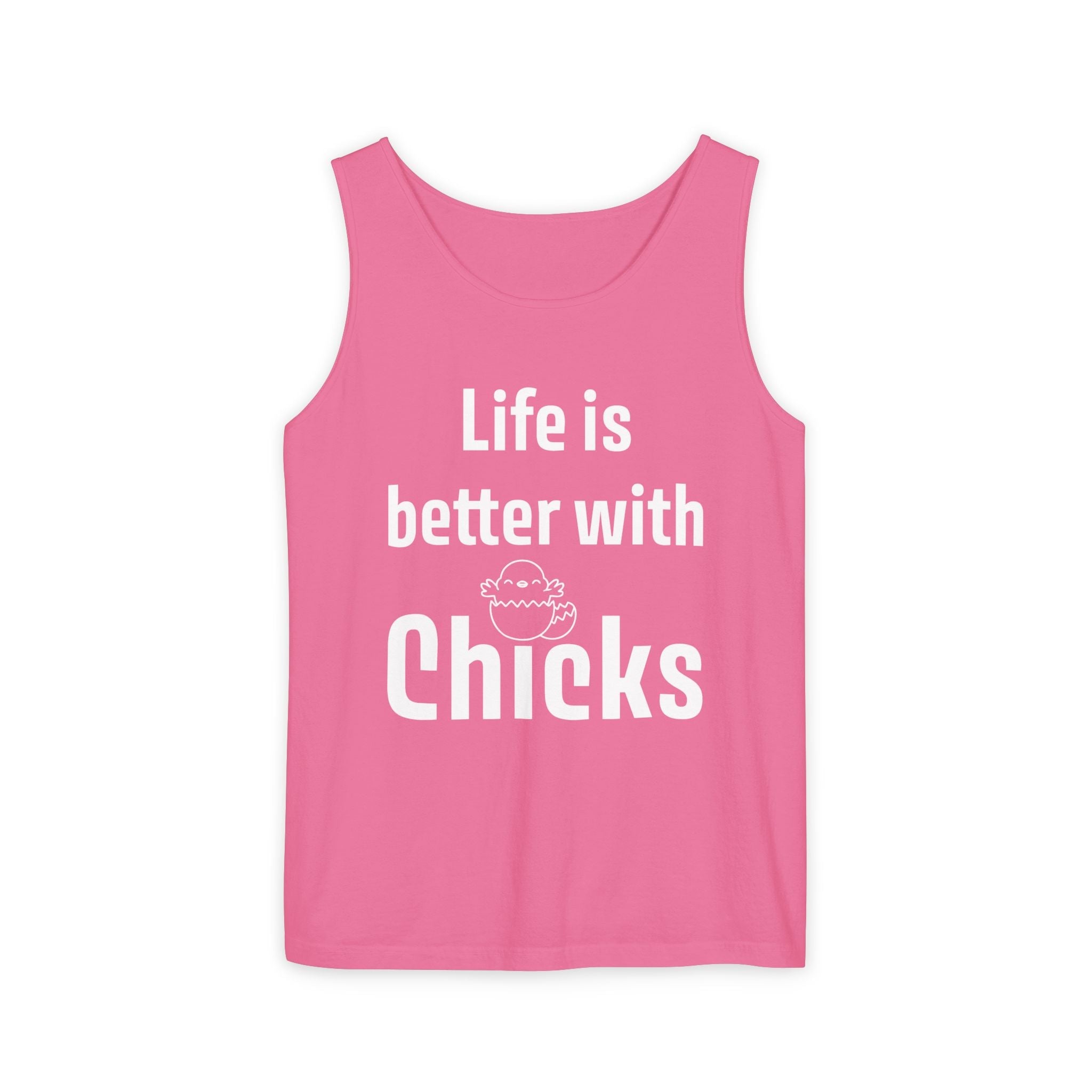 Homestead Men's Tank Top - Life Is Better With Chicks | Tank Top by atgodanddesigns
