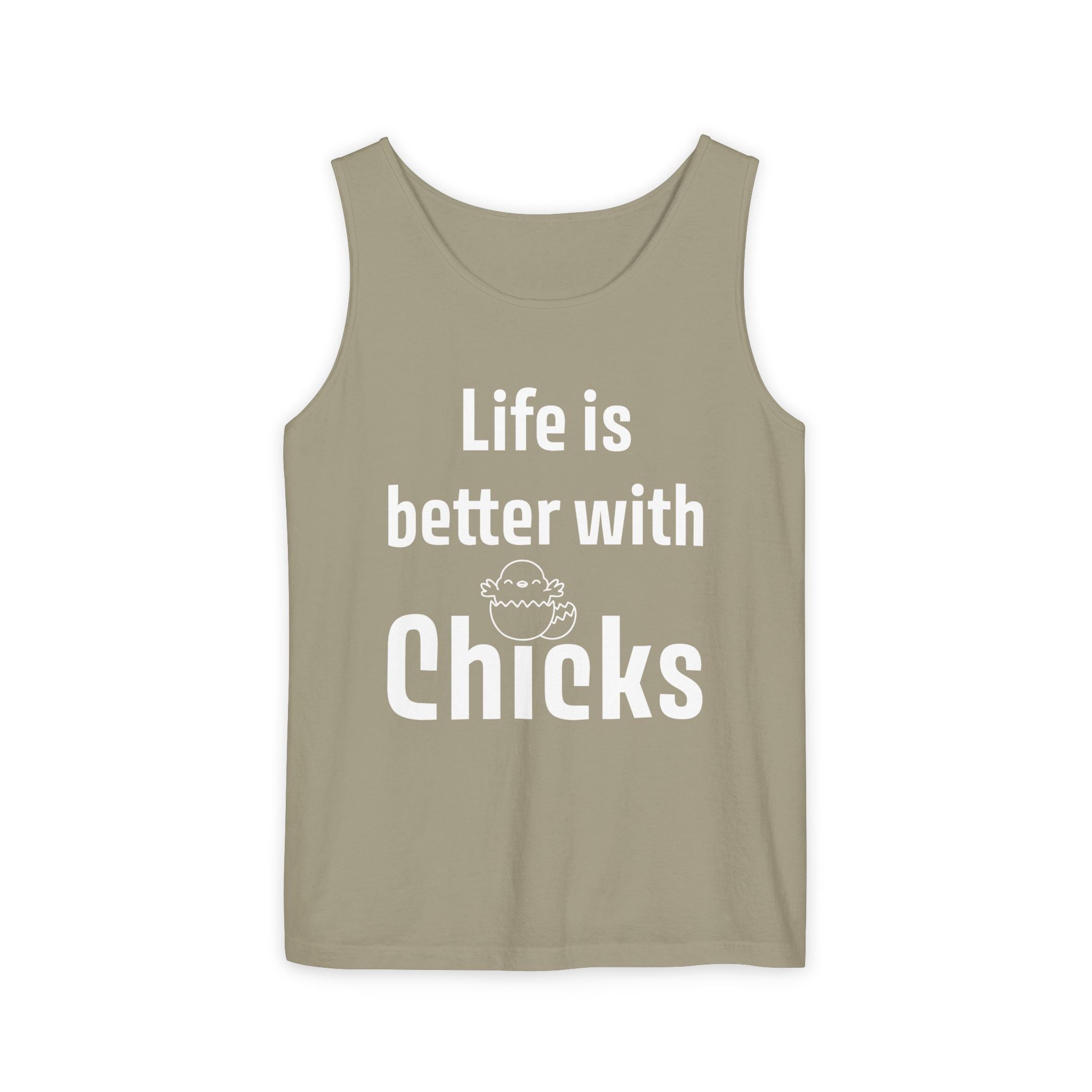 Homestead Men's Tank Top - Life Is Better With Chicks | Tank Top by atgodanddesigns