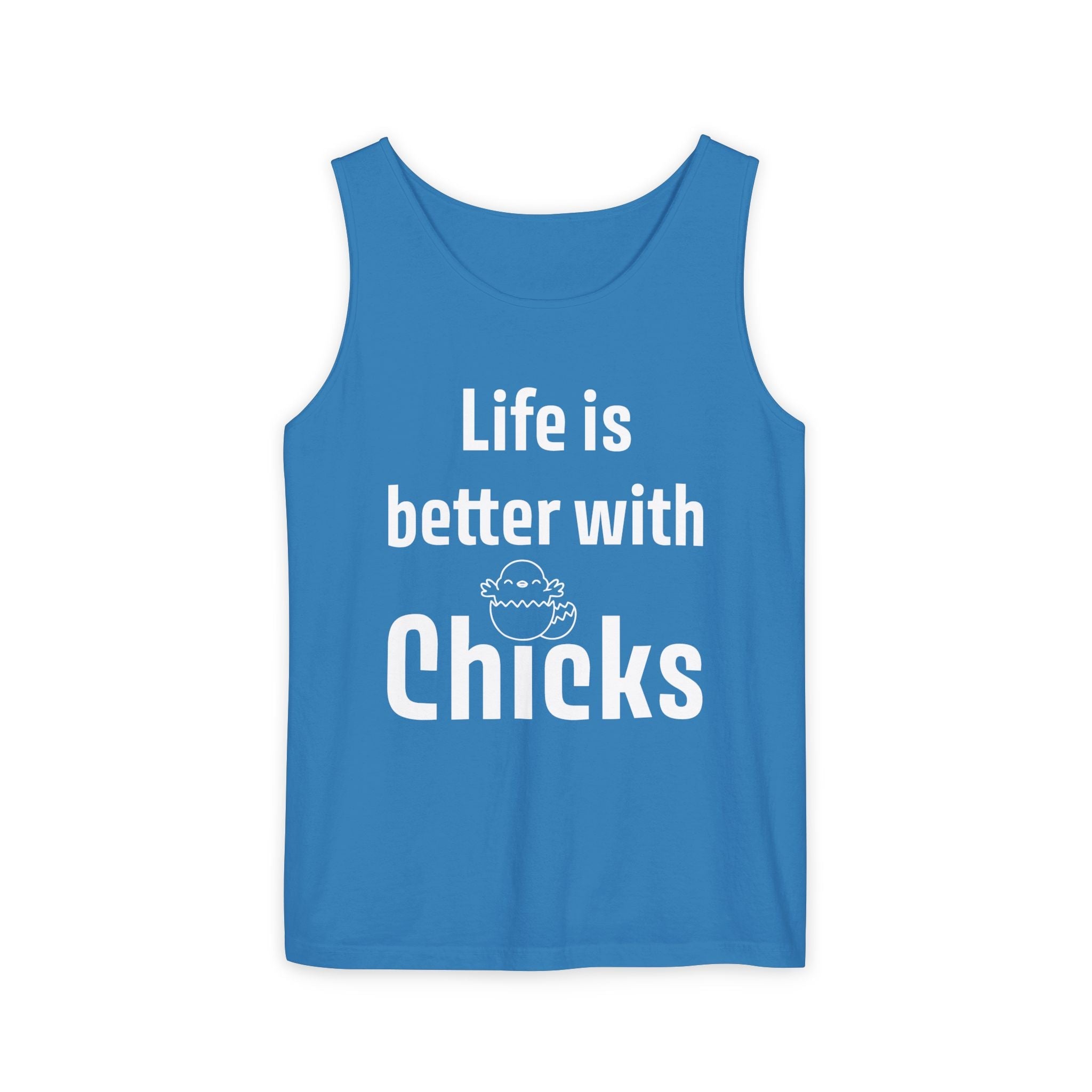 Homestead Men's Tank Top - Life Is Better With Chicks | Tank Top by atgodanddesigns