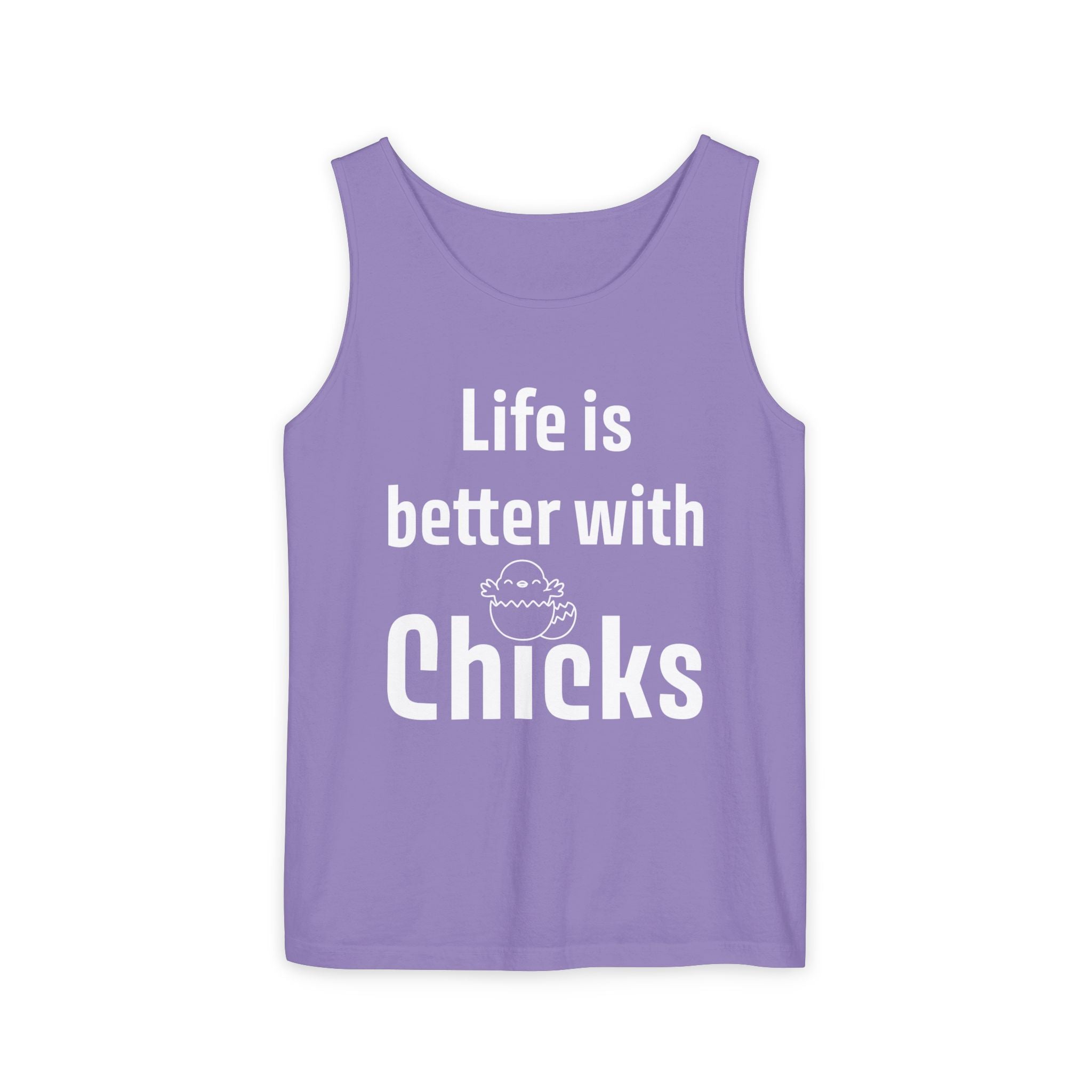 Homestead Men's Tank Top - Life Is Better With Chicks | Tank Top by atgodanddesigns