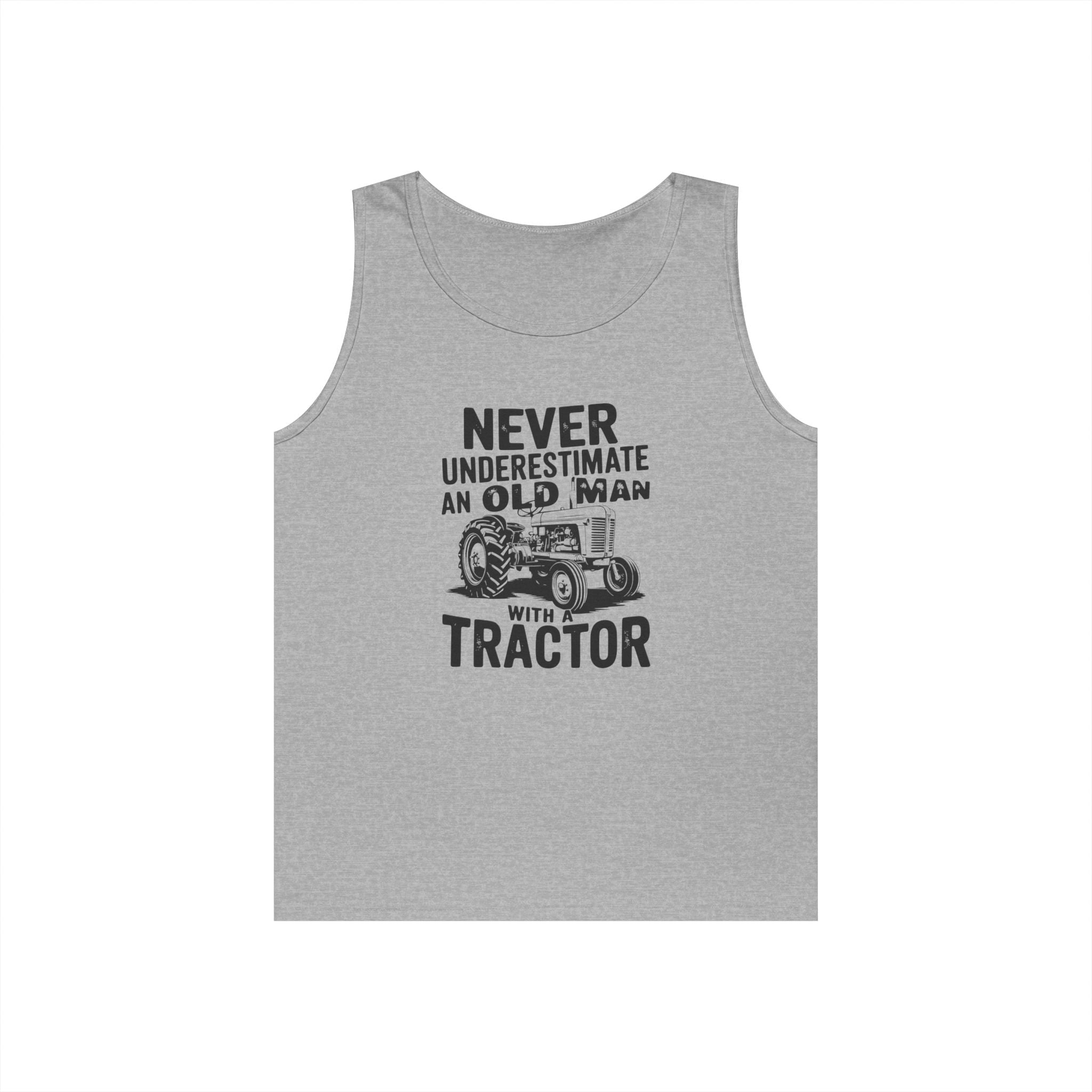 Homestead Men's Tank Top - Never Underestimate An Old Man With A Tractor | Tank Top by atgodanddesigns