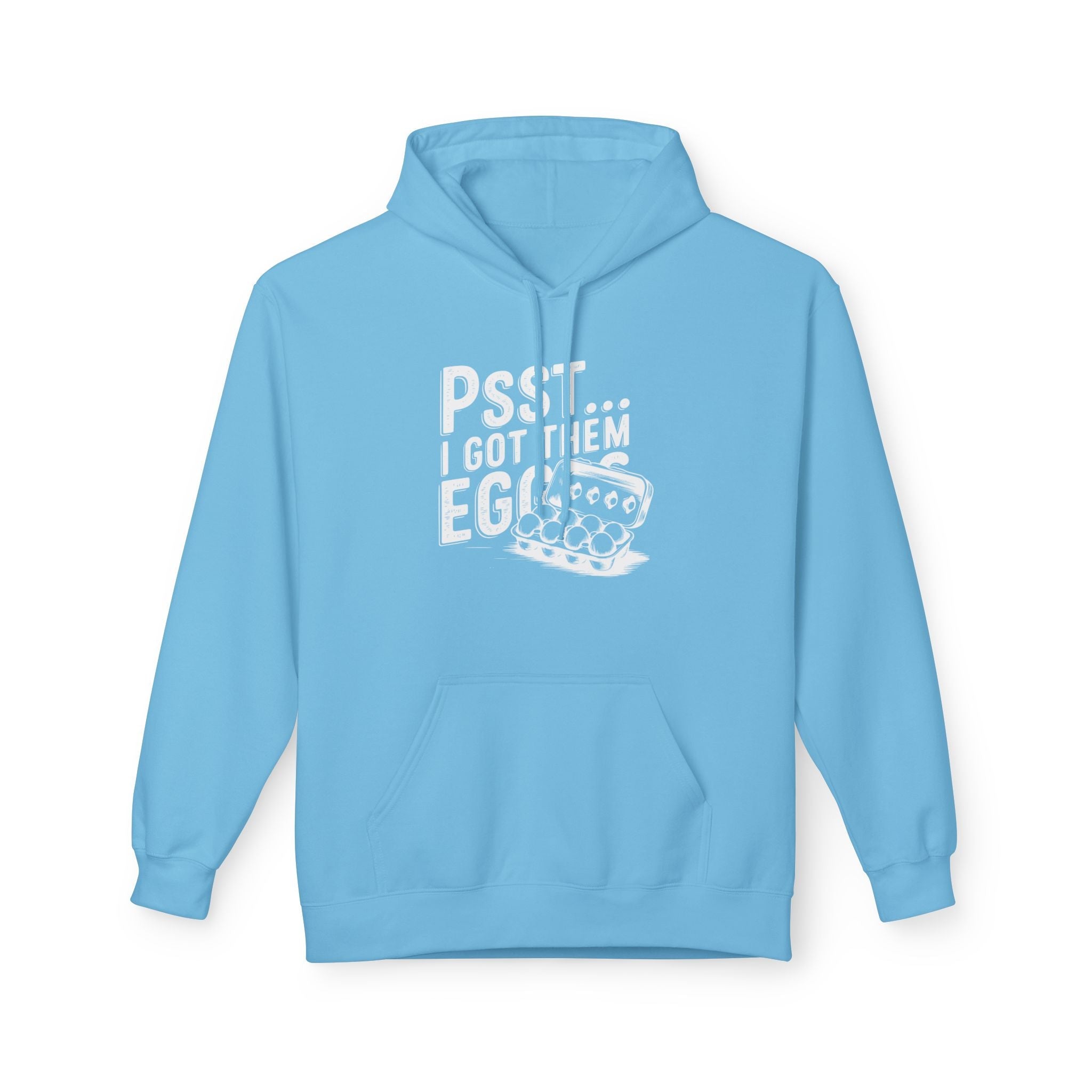 Homestead Women's Fleece Hoodie - Psst... I Got Them Eggs | Hoodie by atgodanddesigns