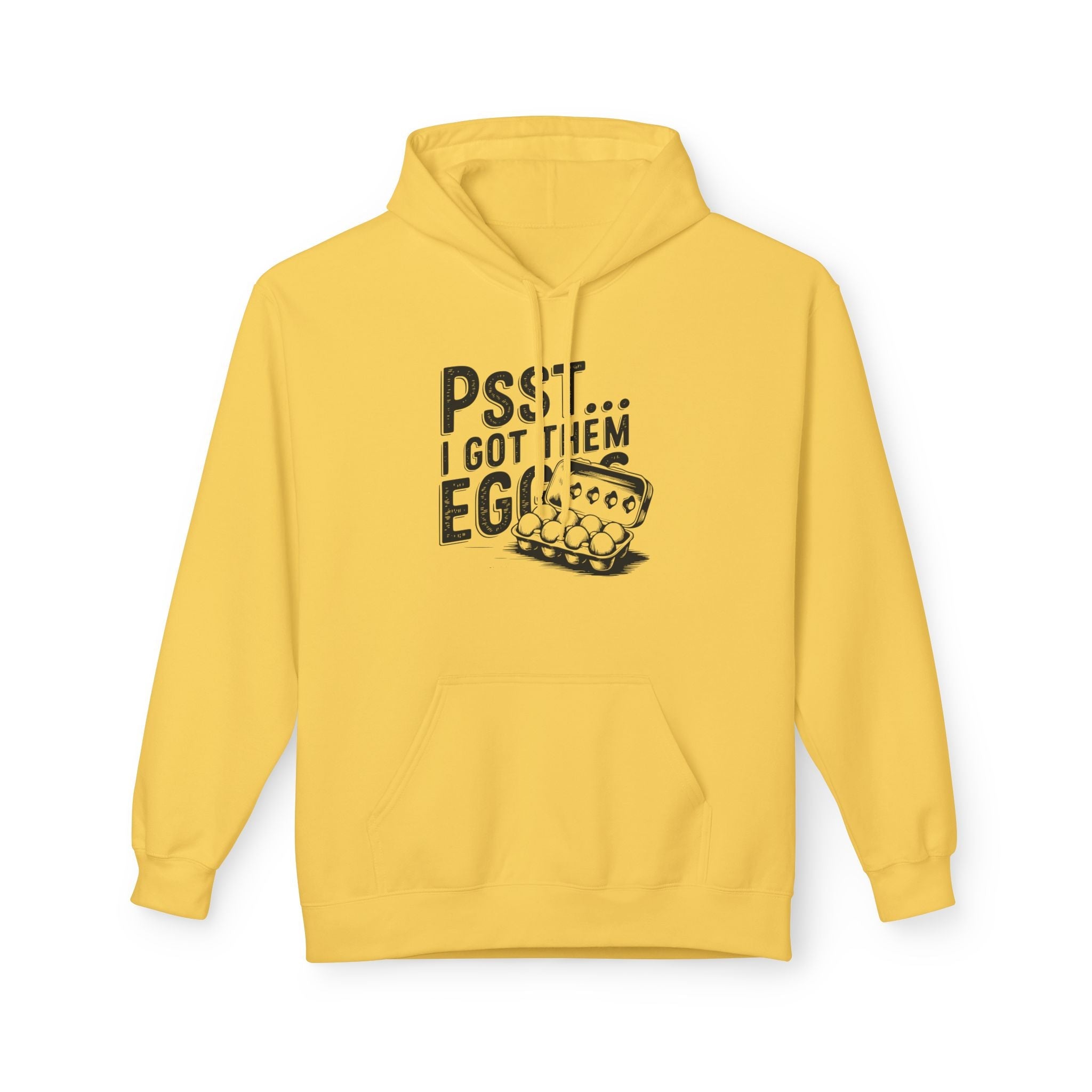 Homestead Women's Fleece Hoodie - Psst... I Got Them Eggs | Hoodie by atgodanddesigns