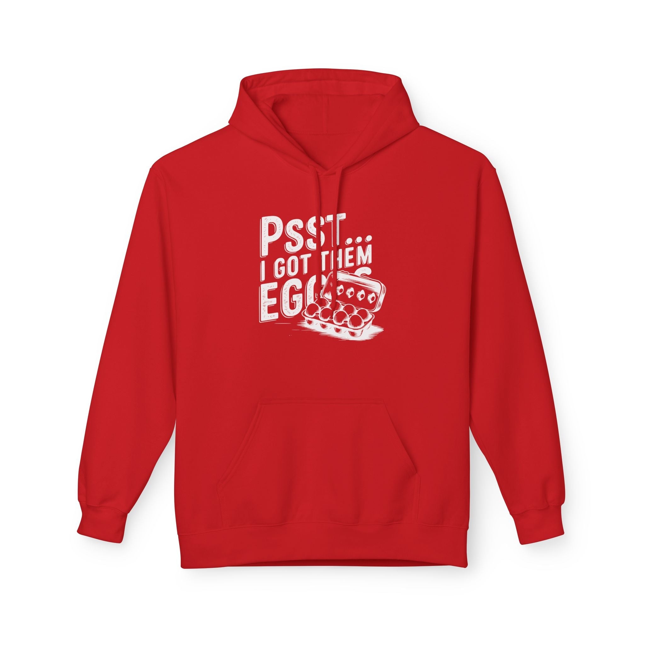 Homestead Women's Fleece Hoodie - Psst... I Got Them Eggs | Hoodie by atgodanddesigns