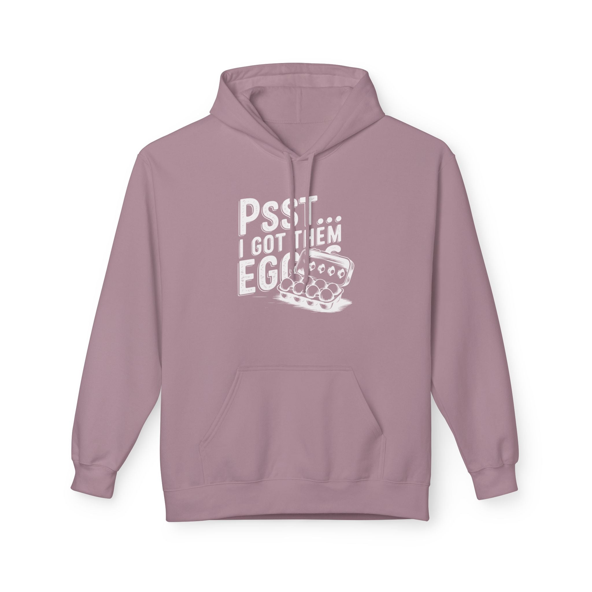 Homestead Women's Fleece Hoodie - Psst... I Got Them Eggs | Hoodie by atgodanddesigns