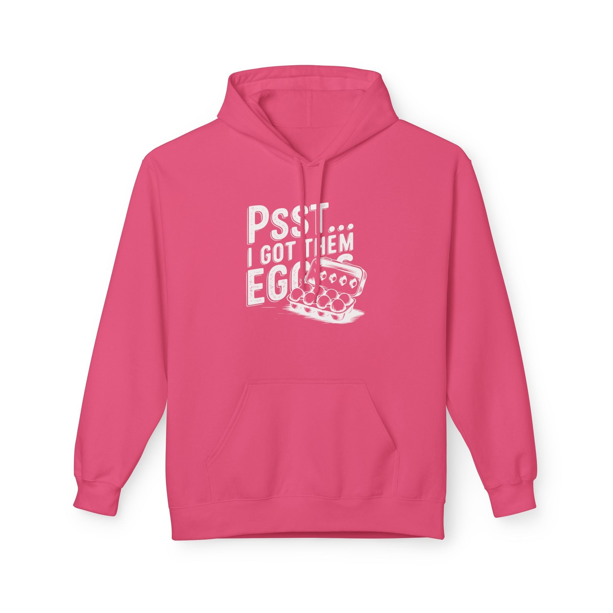 Homestead Women's Fleece Hoodie - Psst... I Got Them Eggs | Hoodie by atgodanddesigns