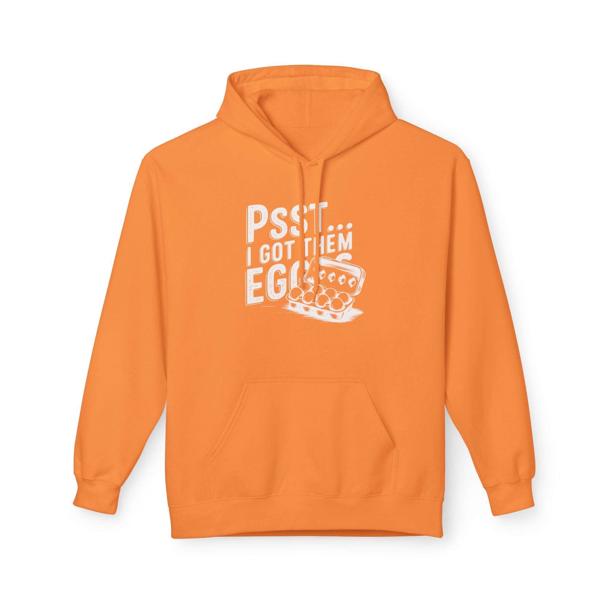 Homestead Women's Fleece Hoodie - Psst... I Got Them Eggs | Hoodie by atgodanddesigns
