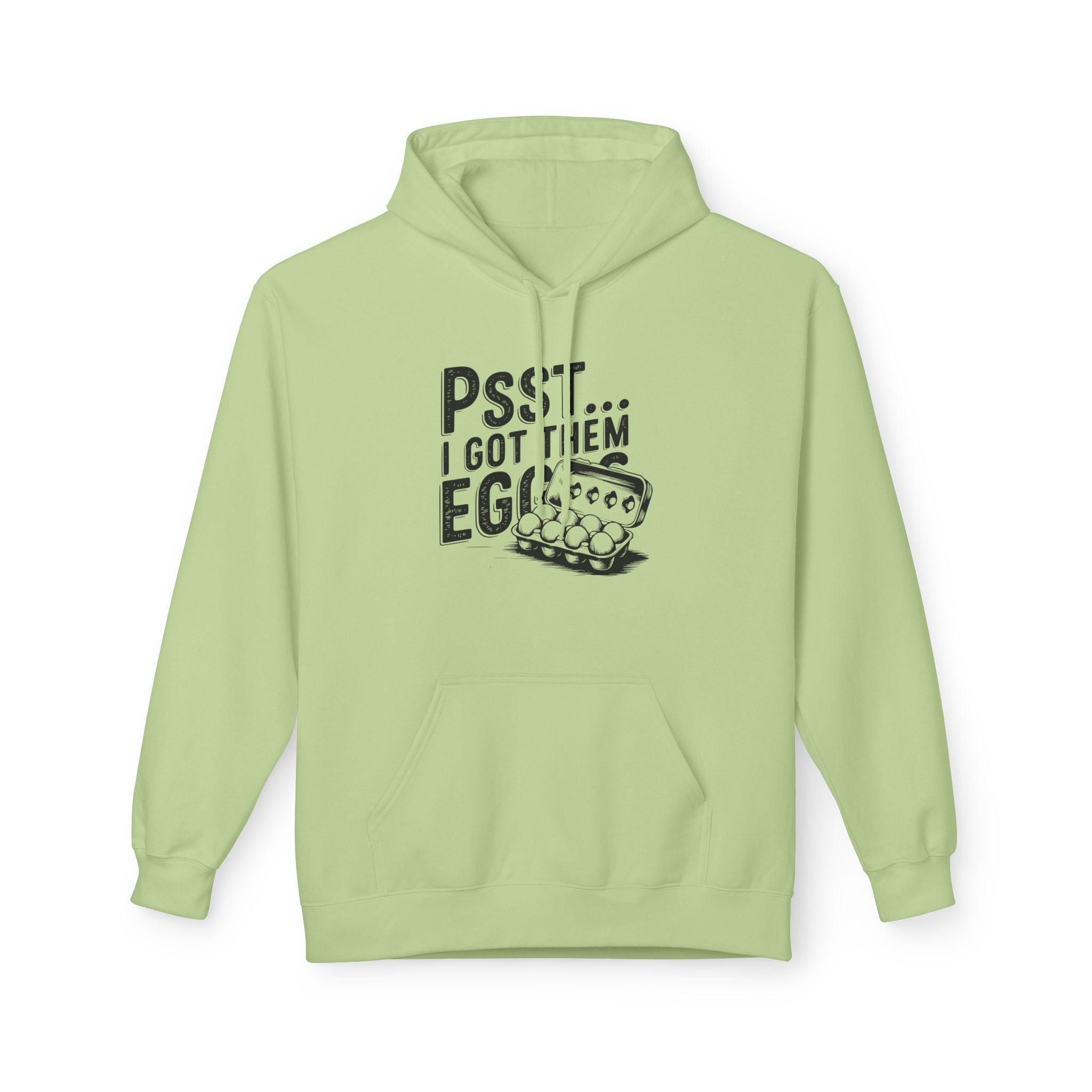 Homestead Women's Fleece Hoodie - Psst... I Got Them Eggs | Hoodie by atgodanddesigns
