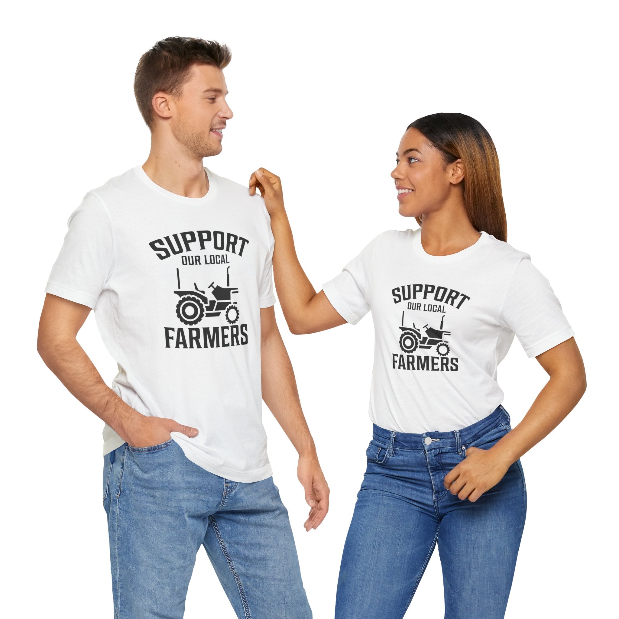 Homestead Women's Graphic T-Shirt - Support Our Local Farmers | T-Shirt by atgodanddesigns