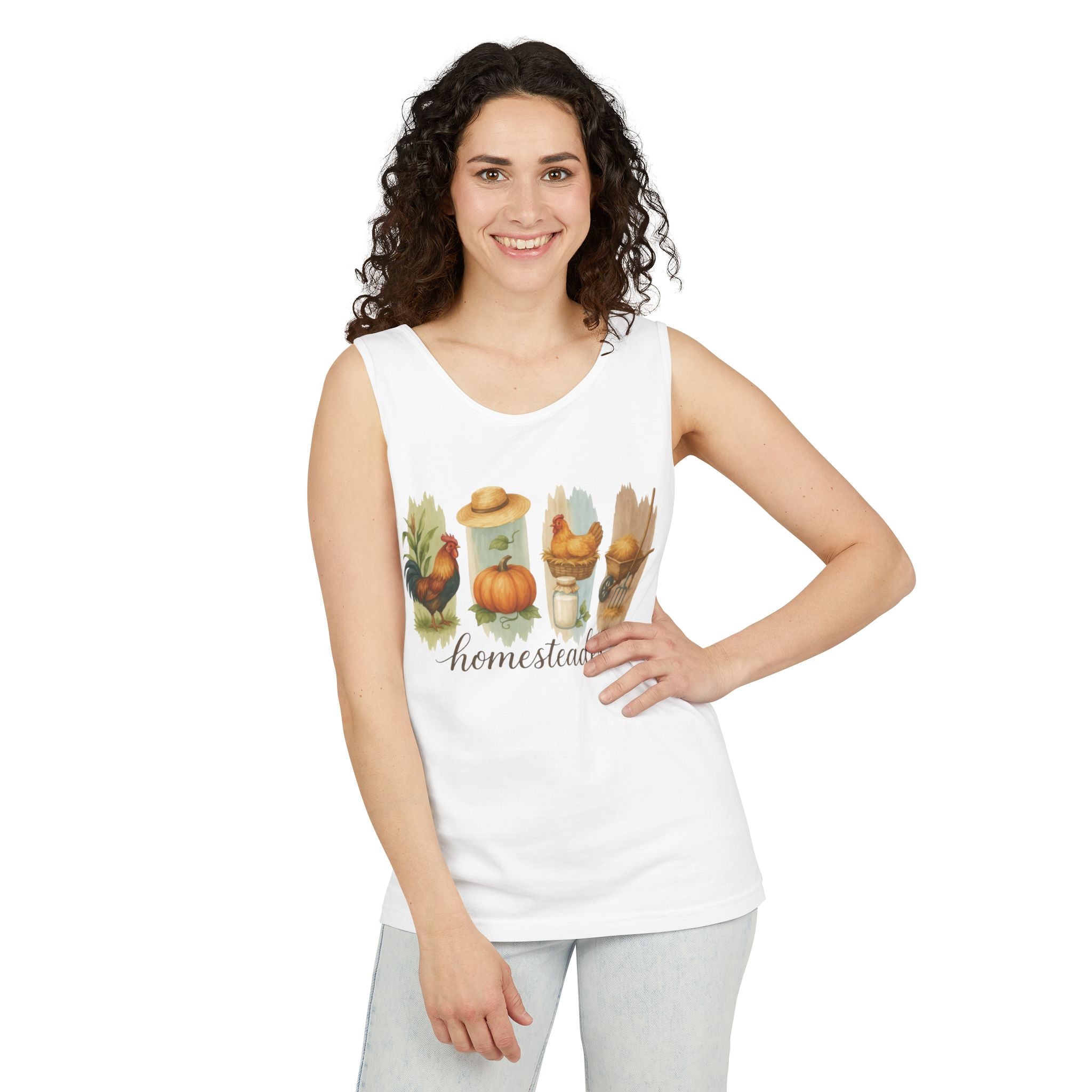Homestead Women's Graphic Tank - Homesteader | Tank Top by atgodanddesigns