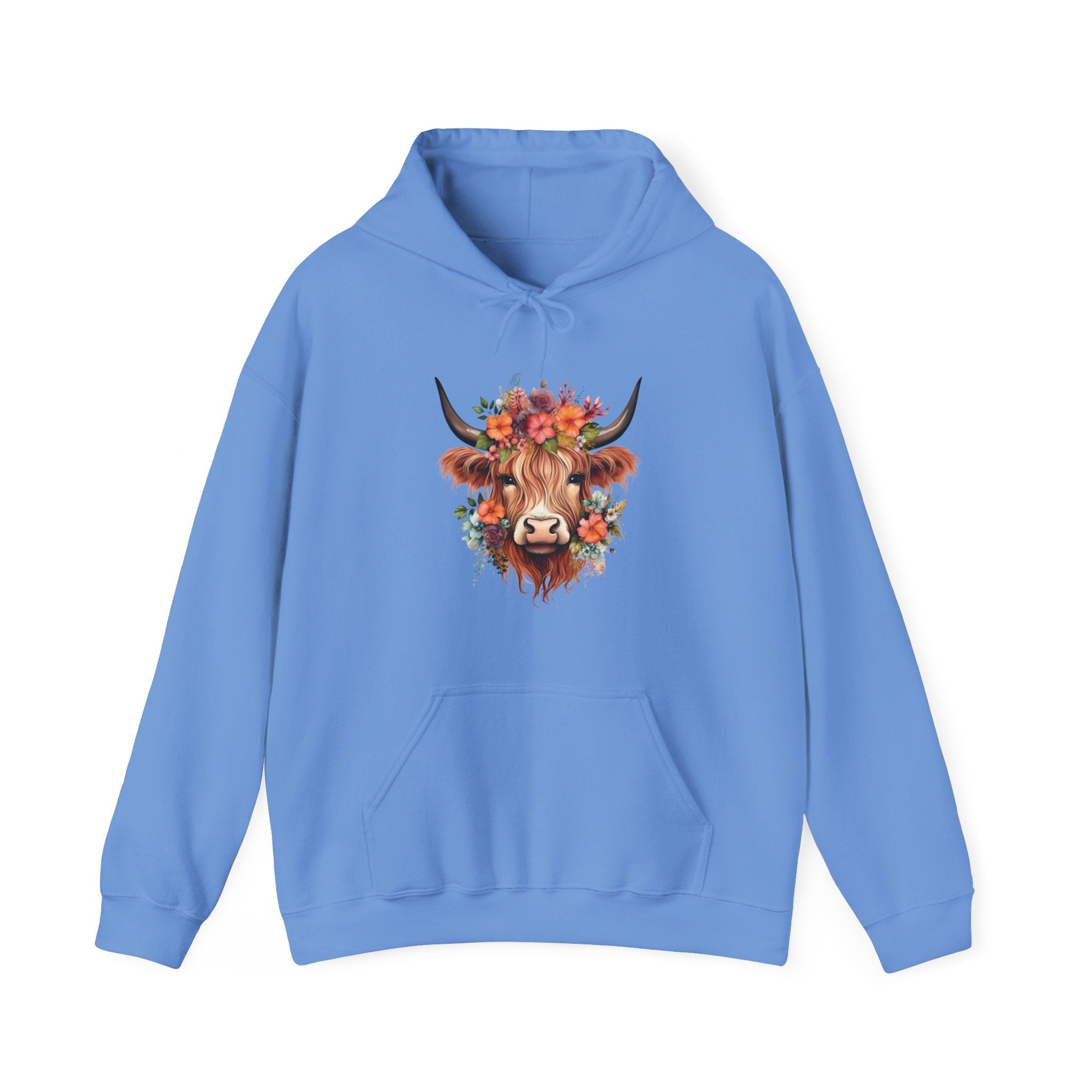 Homestead Women's Hooded Sweatshirt - Cow | Hoodie by atgodanddesigns