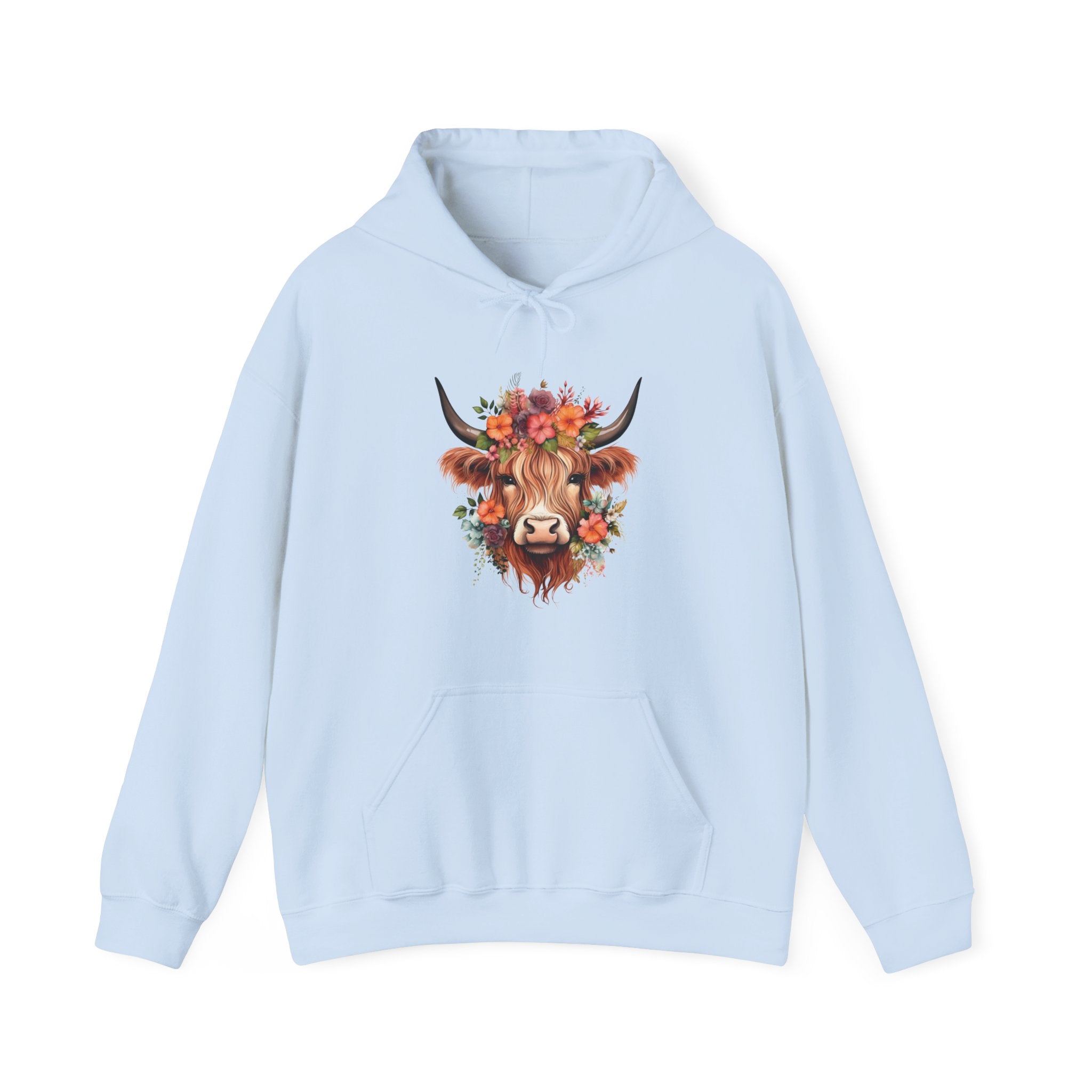 Homestead Women's Hooded Sweatshirt - Cow | Hoodie by atgodanddesigns