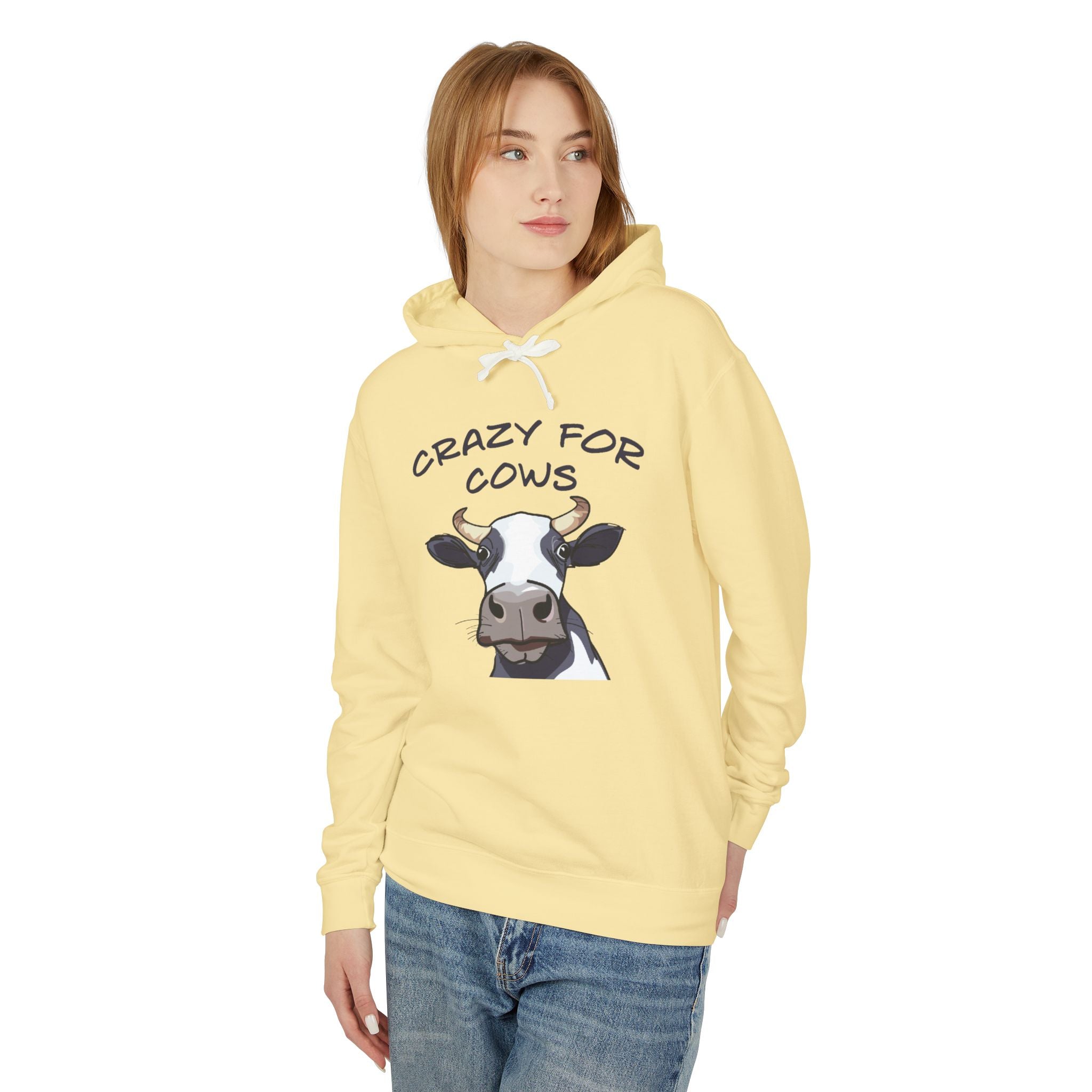 Homestead Women's Hooded Sweatshirt - Crazy For Cows | Hoodie by atgodanddesigns